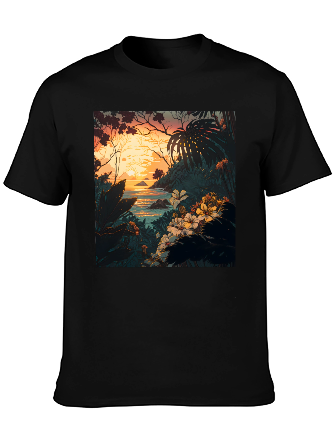 Tropical Paradise Graphic Tee - Island Life