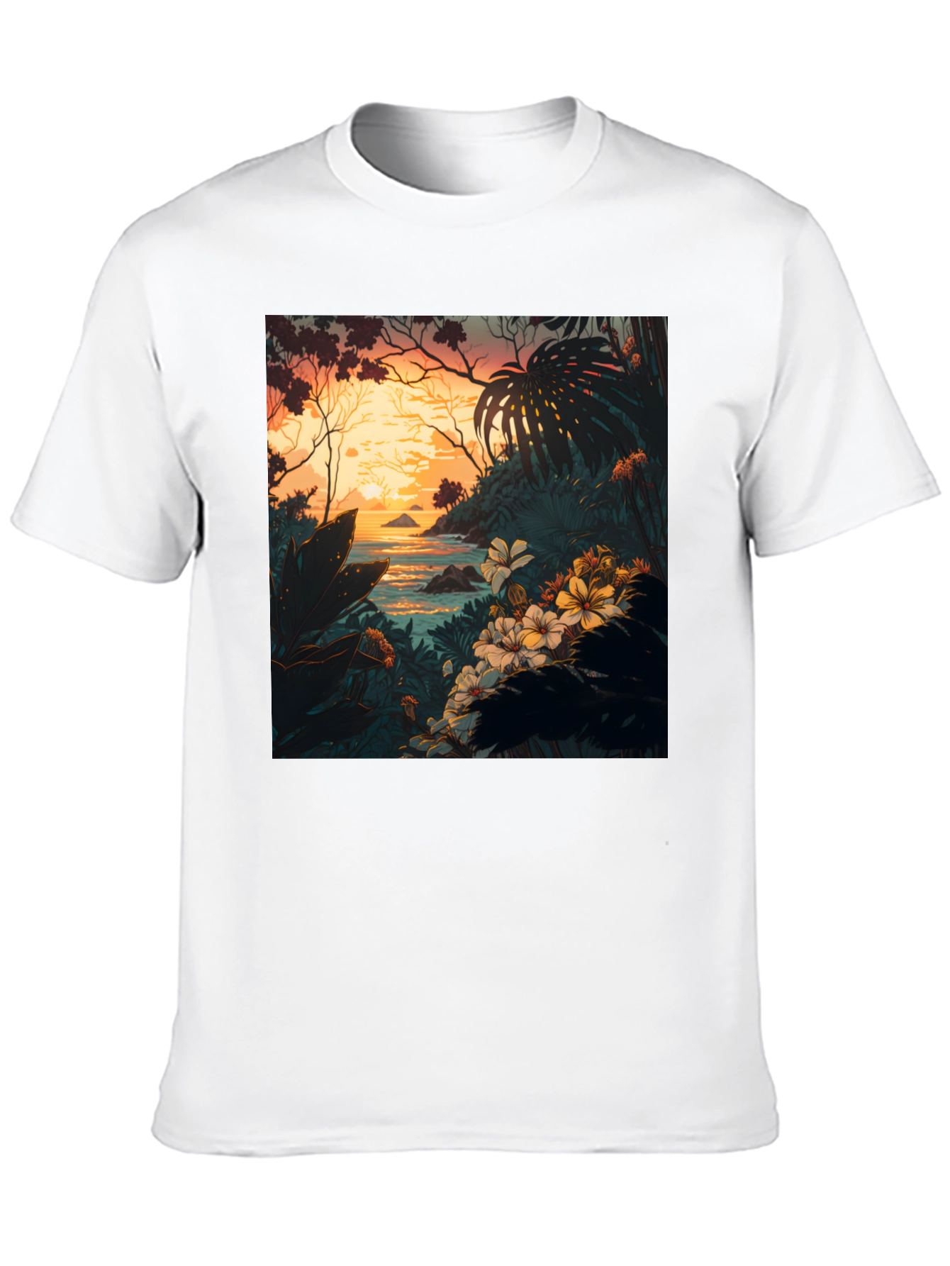 Tropical Paradise Graphic Tee - Island Life