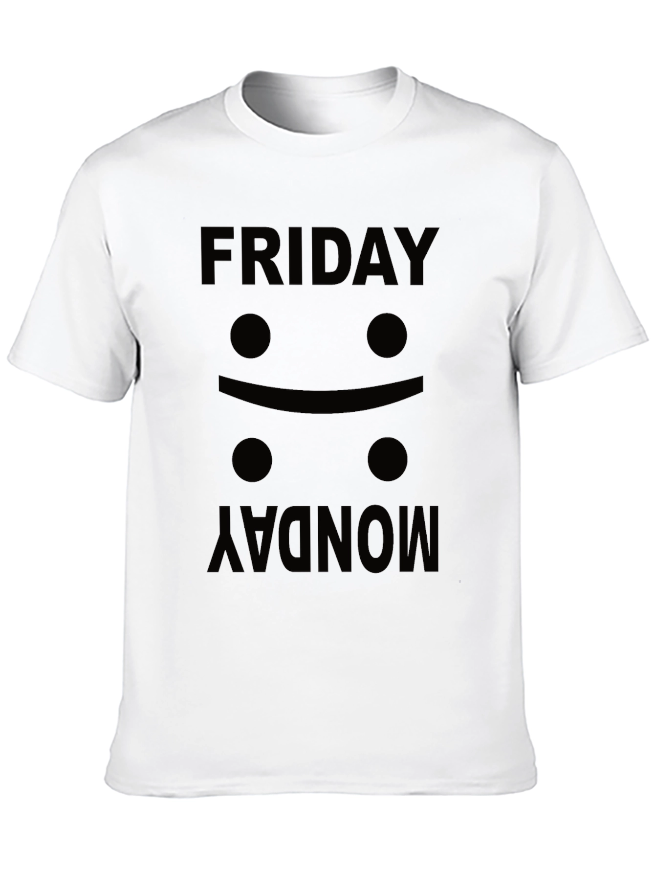 Friday Mood Black Graphic Tee