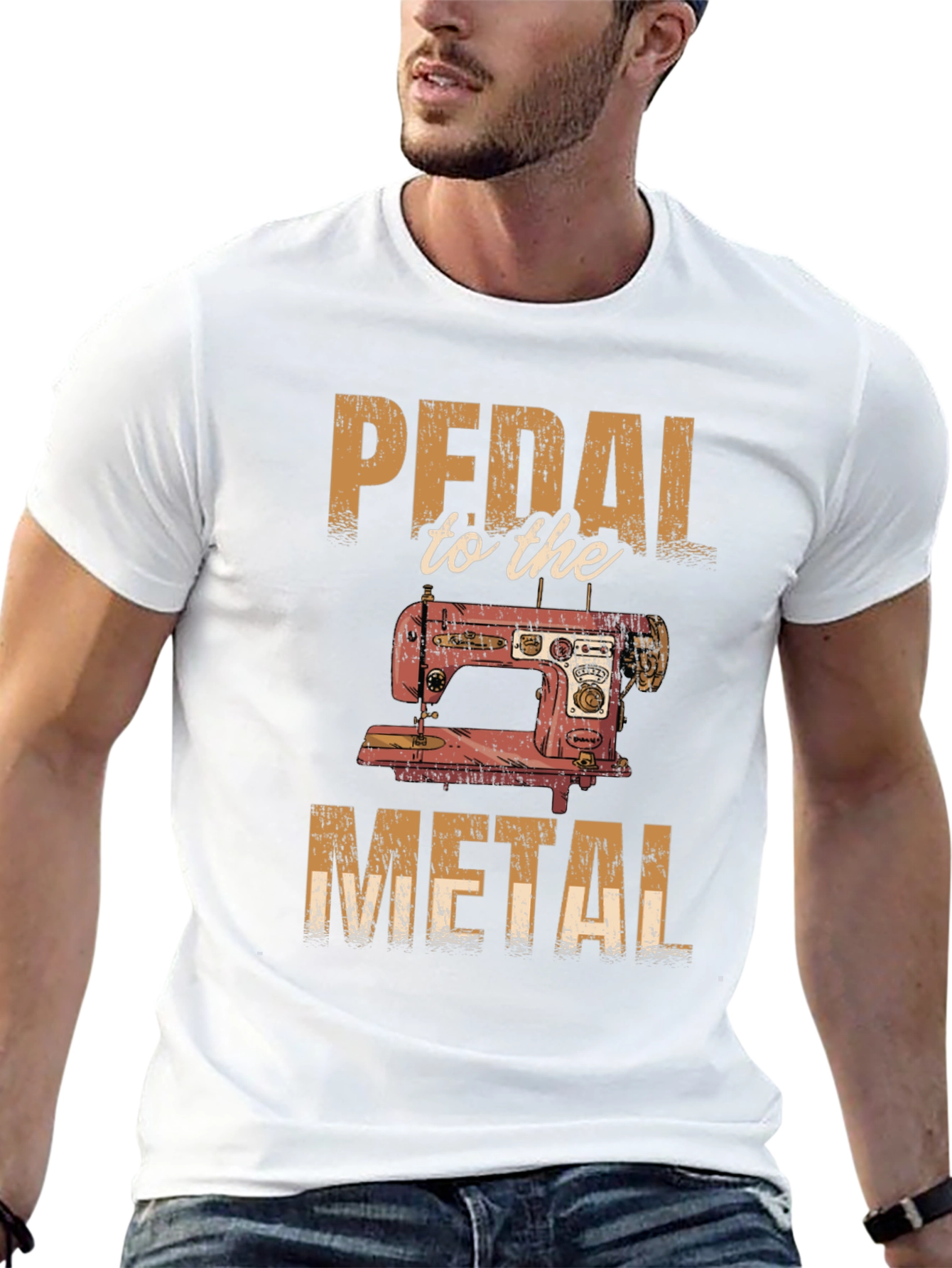 Pedal to the Metal Sewing T-Shirt