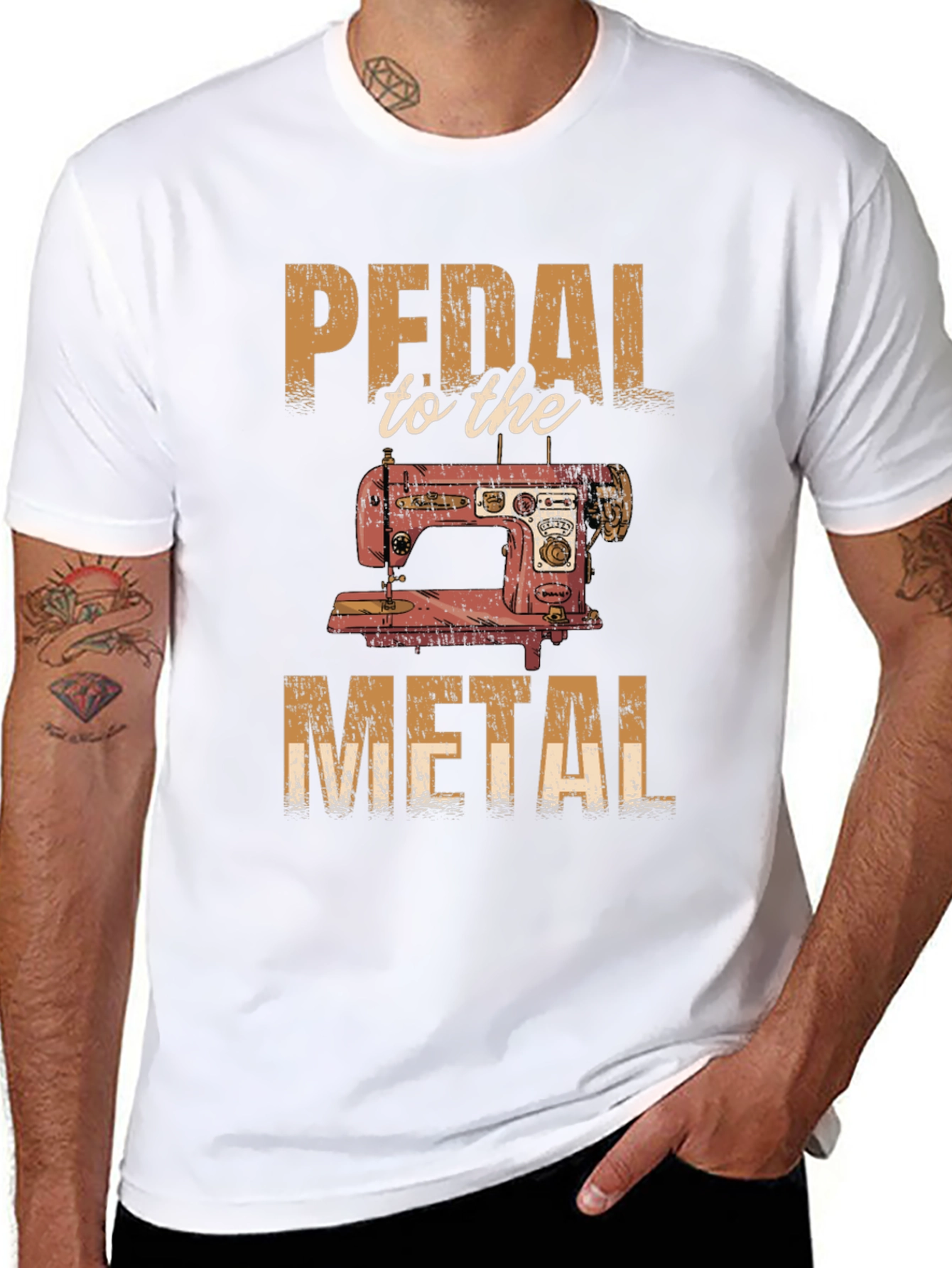 Pedal to the Metal Sewing T-Shirt