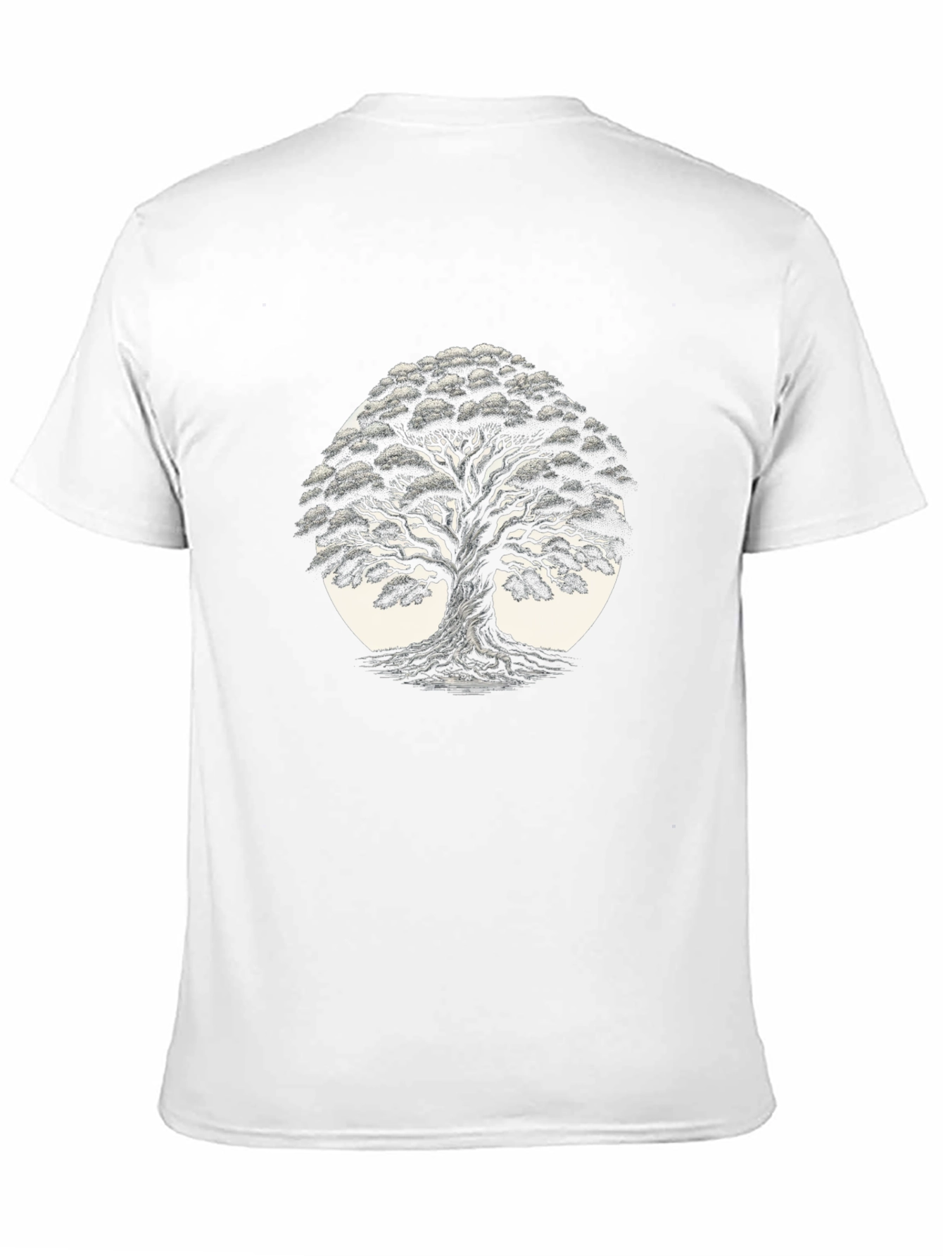 Black Tree of Life Graphic Tee - Nature Inspired