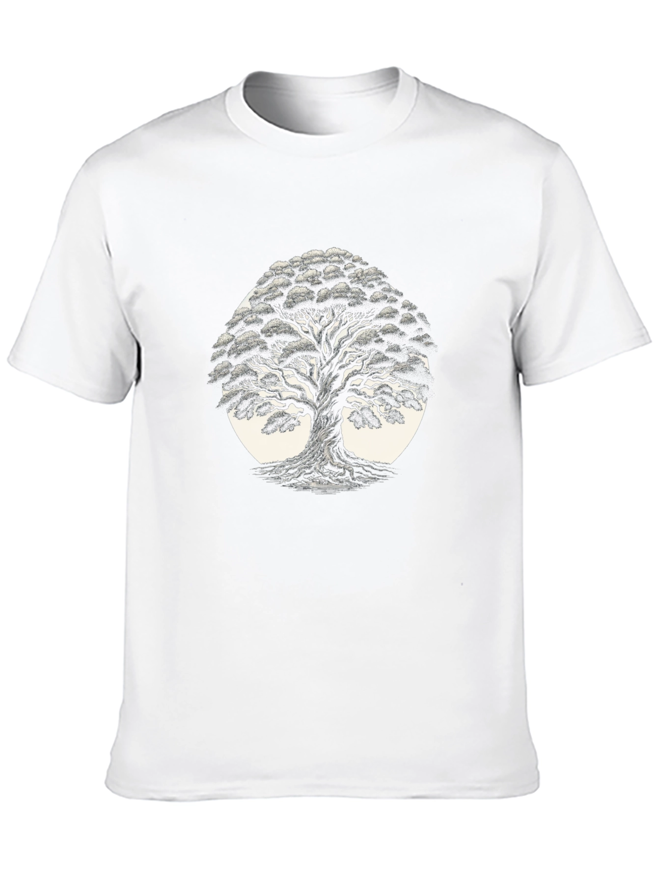 Black Tree of Life Graphic Tee - Nature Inspired