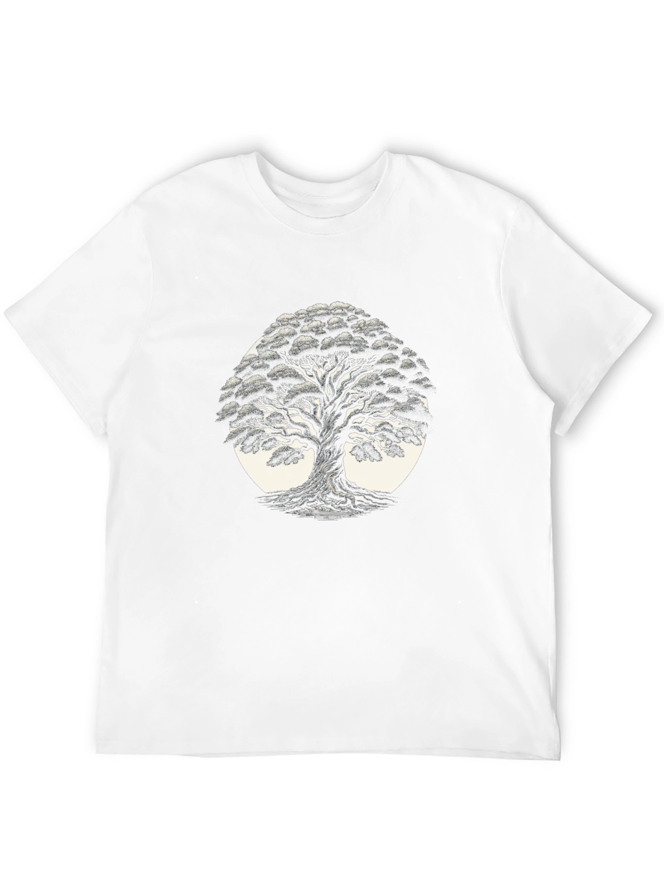 Black Tree of Life Graphic Tee - Nature Inspired