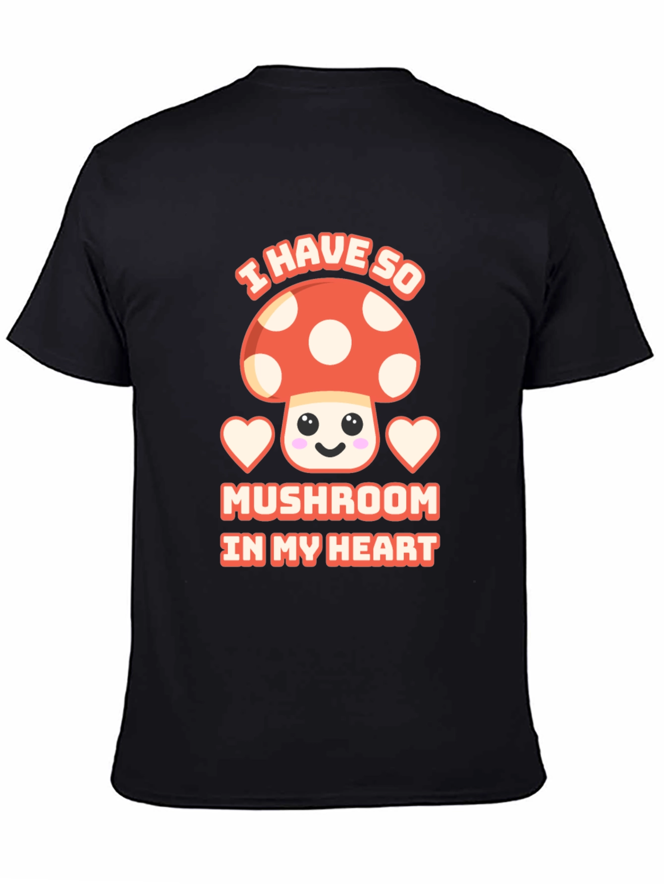 Mushroom Heart T-Shirt Cute Kawaii Tee