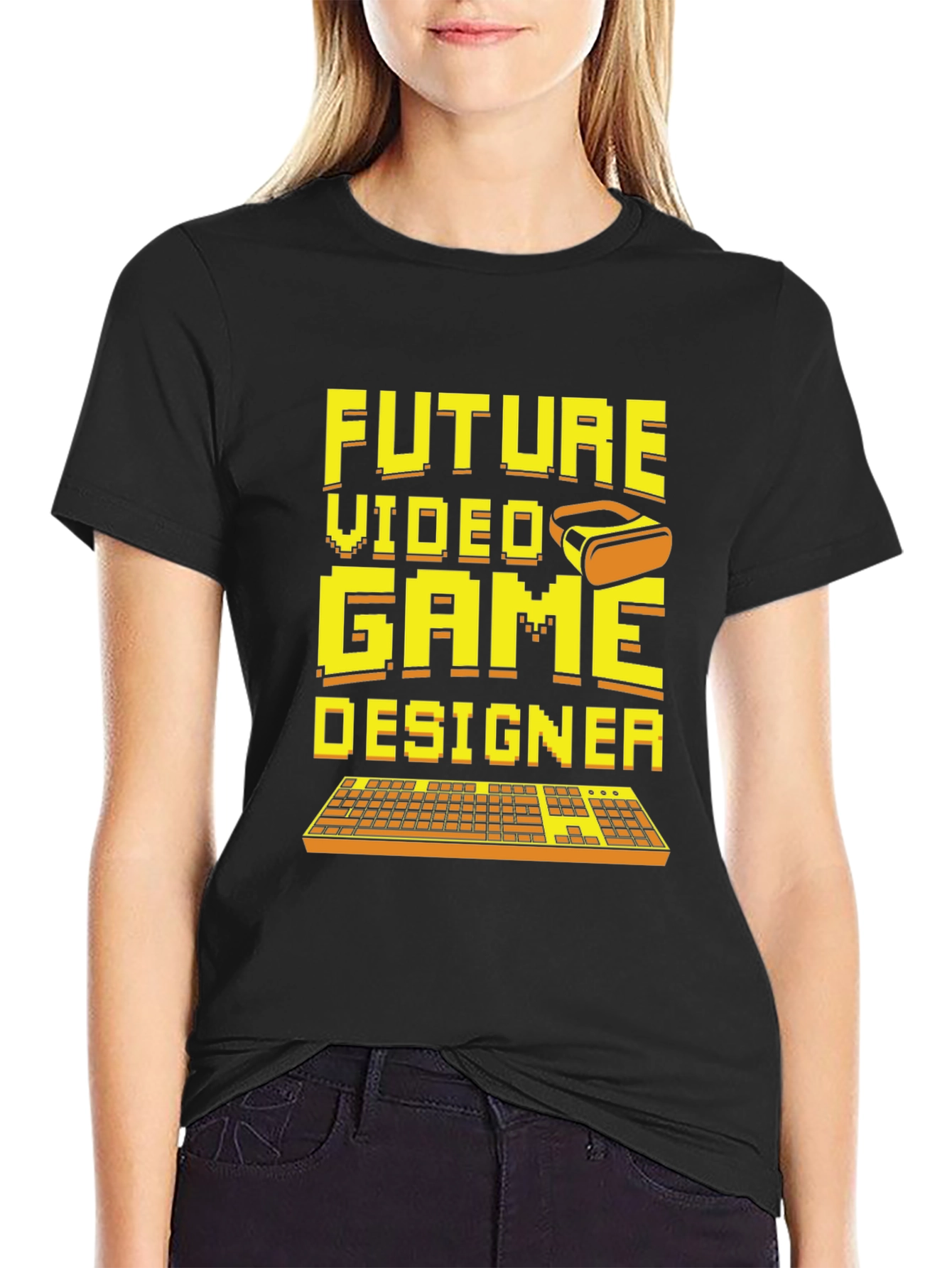 Future Video Game Designer Black T-Shirt