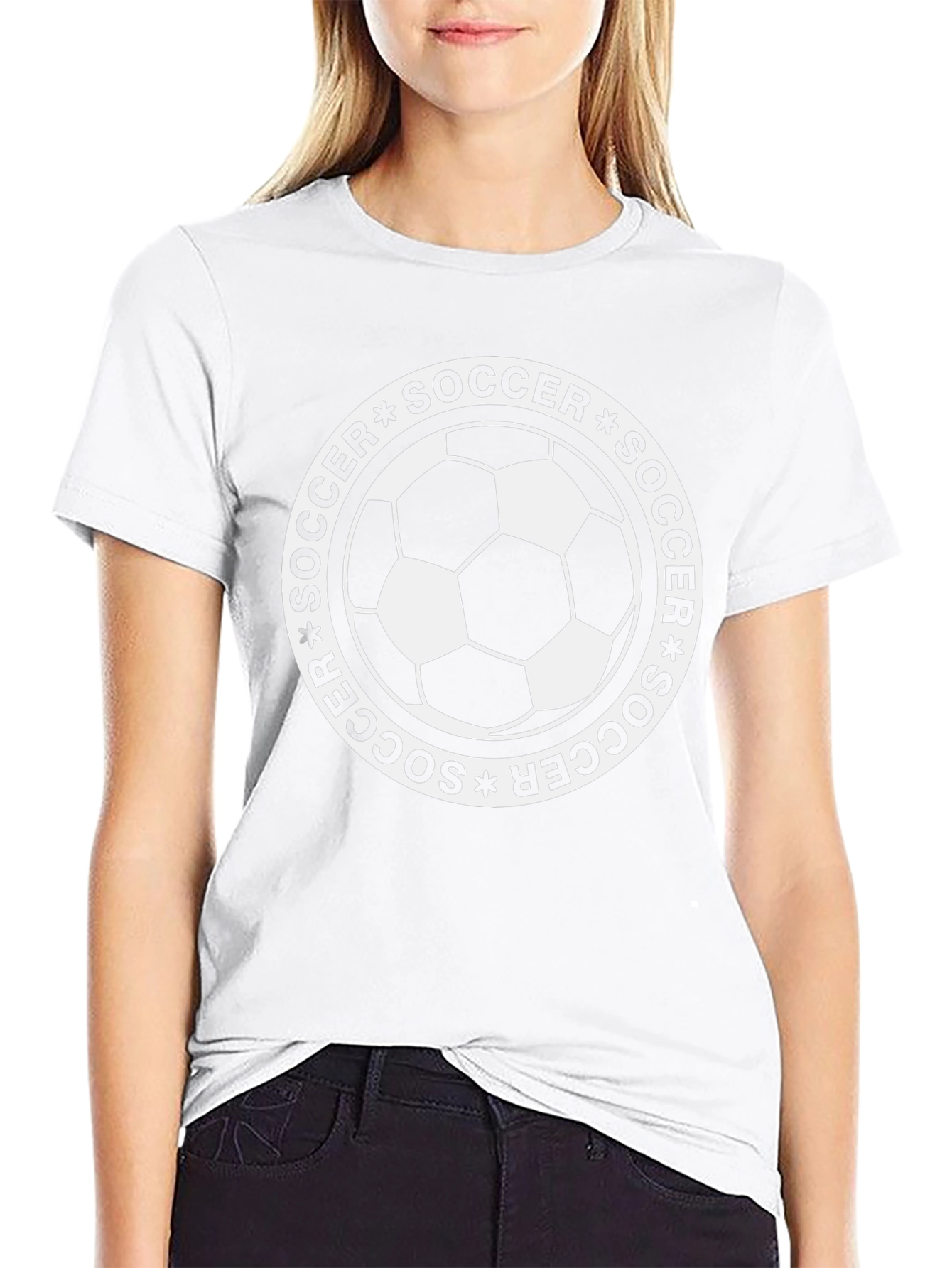 Soccer Graphic T-Shirt - Black