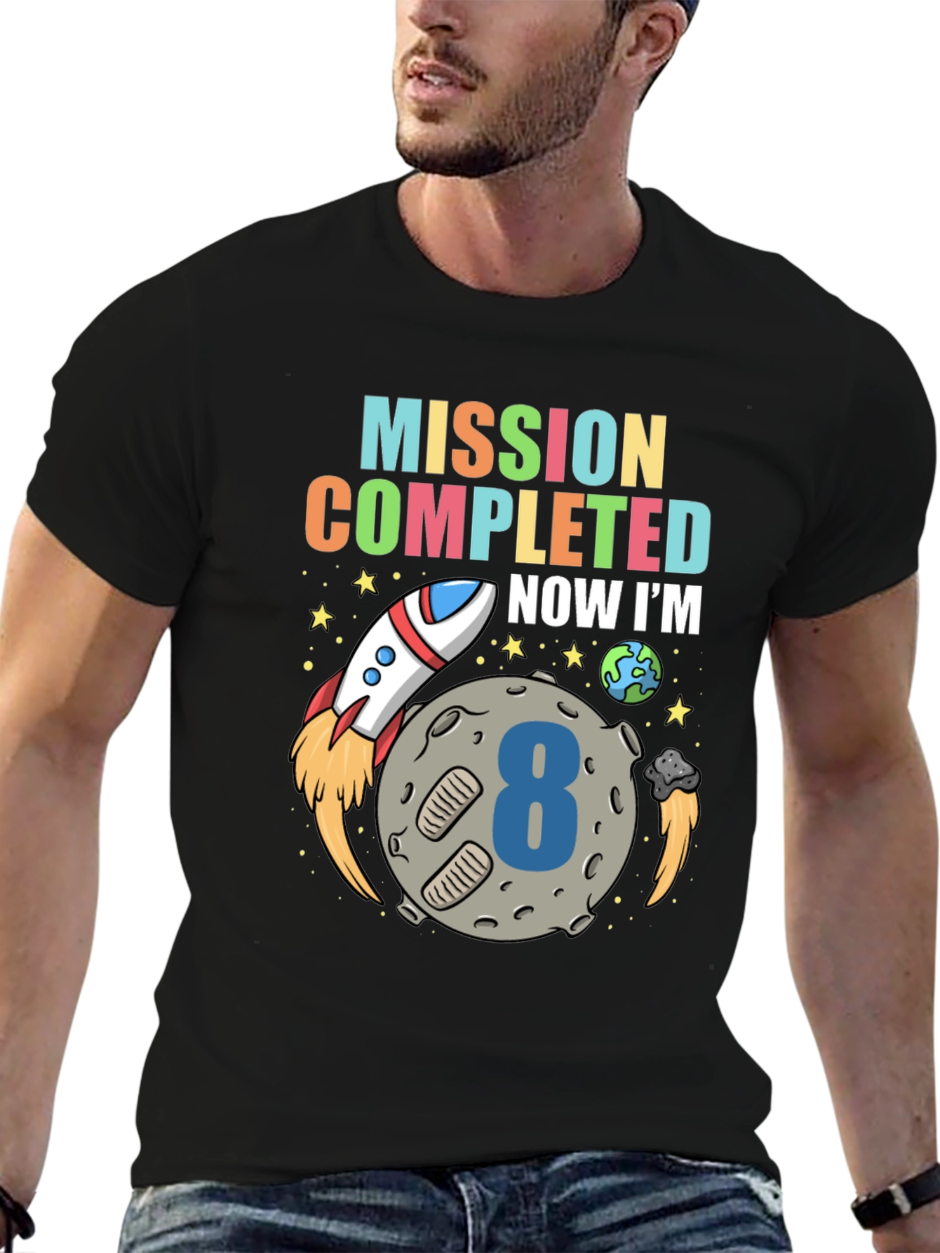 Mission Completed 8th Birthday T-Shirt