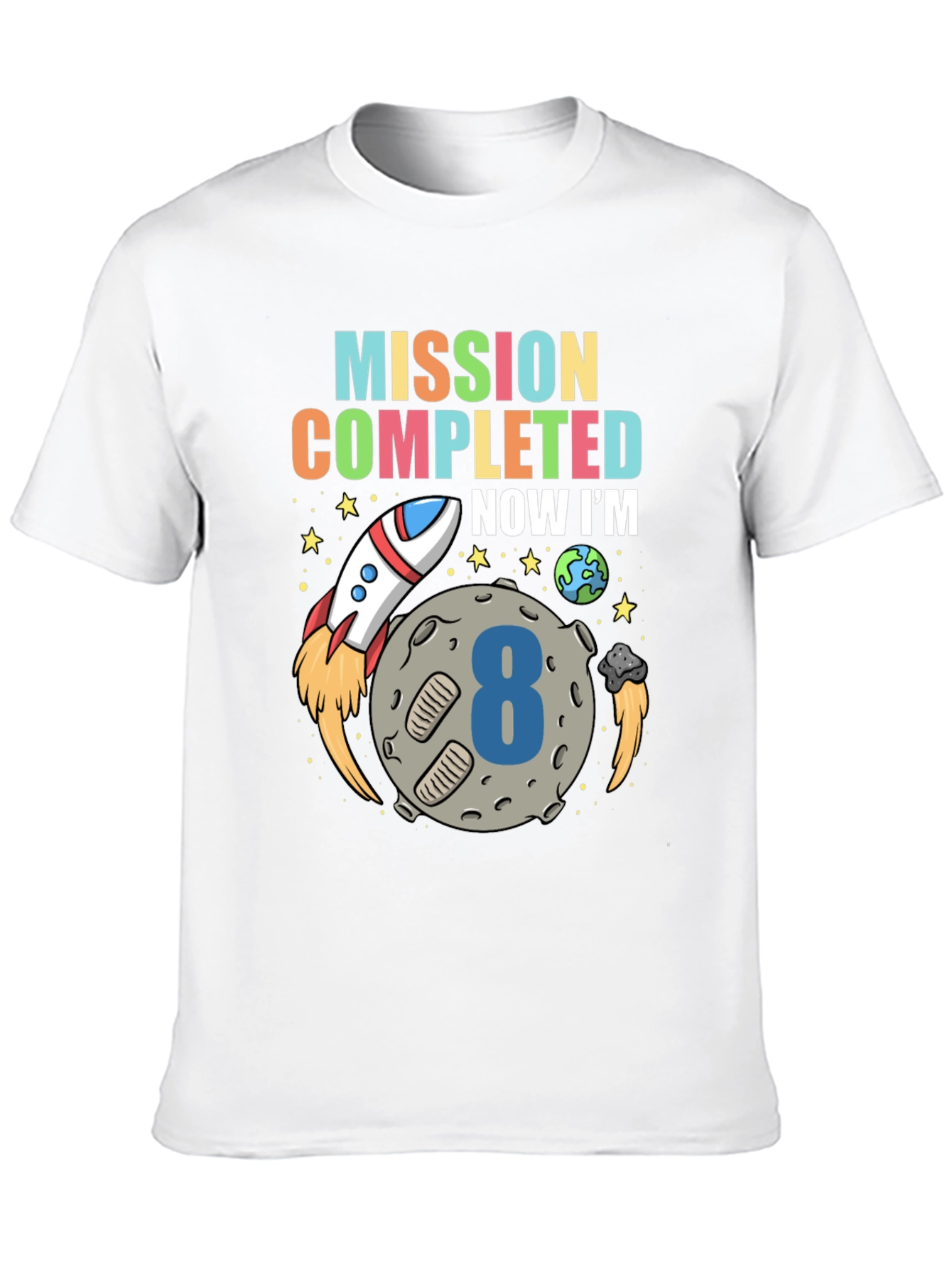 Mission Completed 8th Birthday T-Shirt