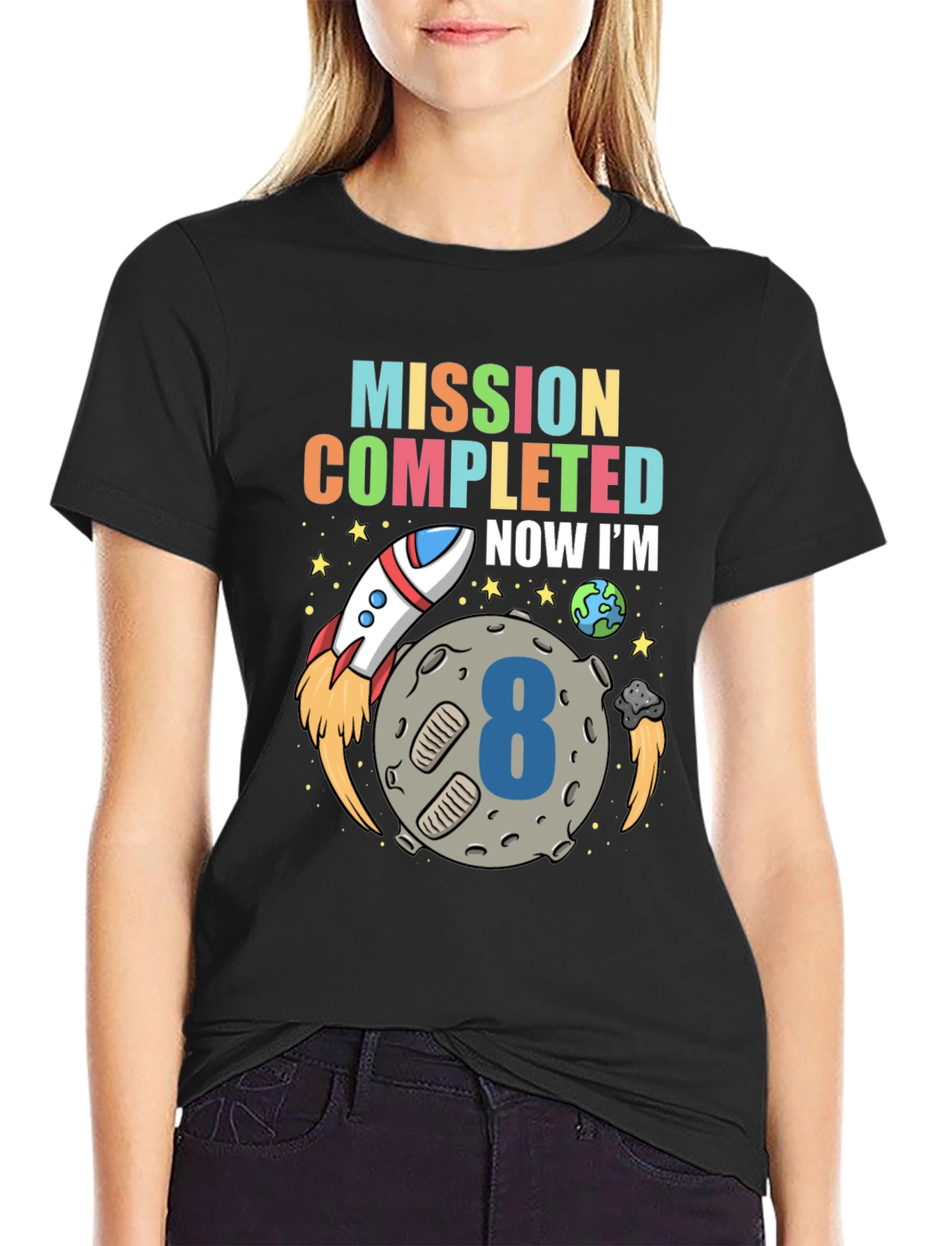 Mission Completed 8th Birthday T-Shirt