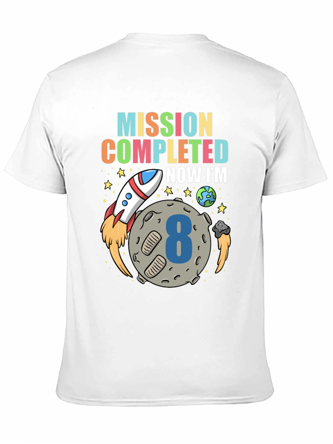 Mission Completed 8th Birthday T-Shirt