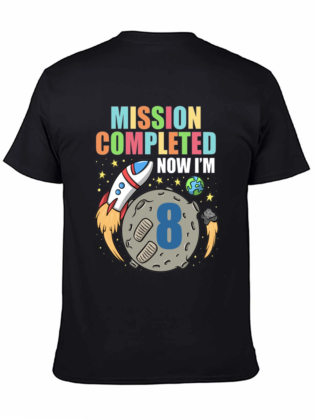 Mission Completed 8th Birthday T-Shirt