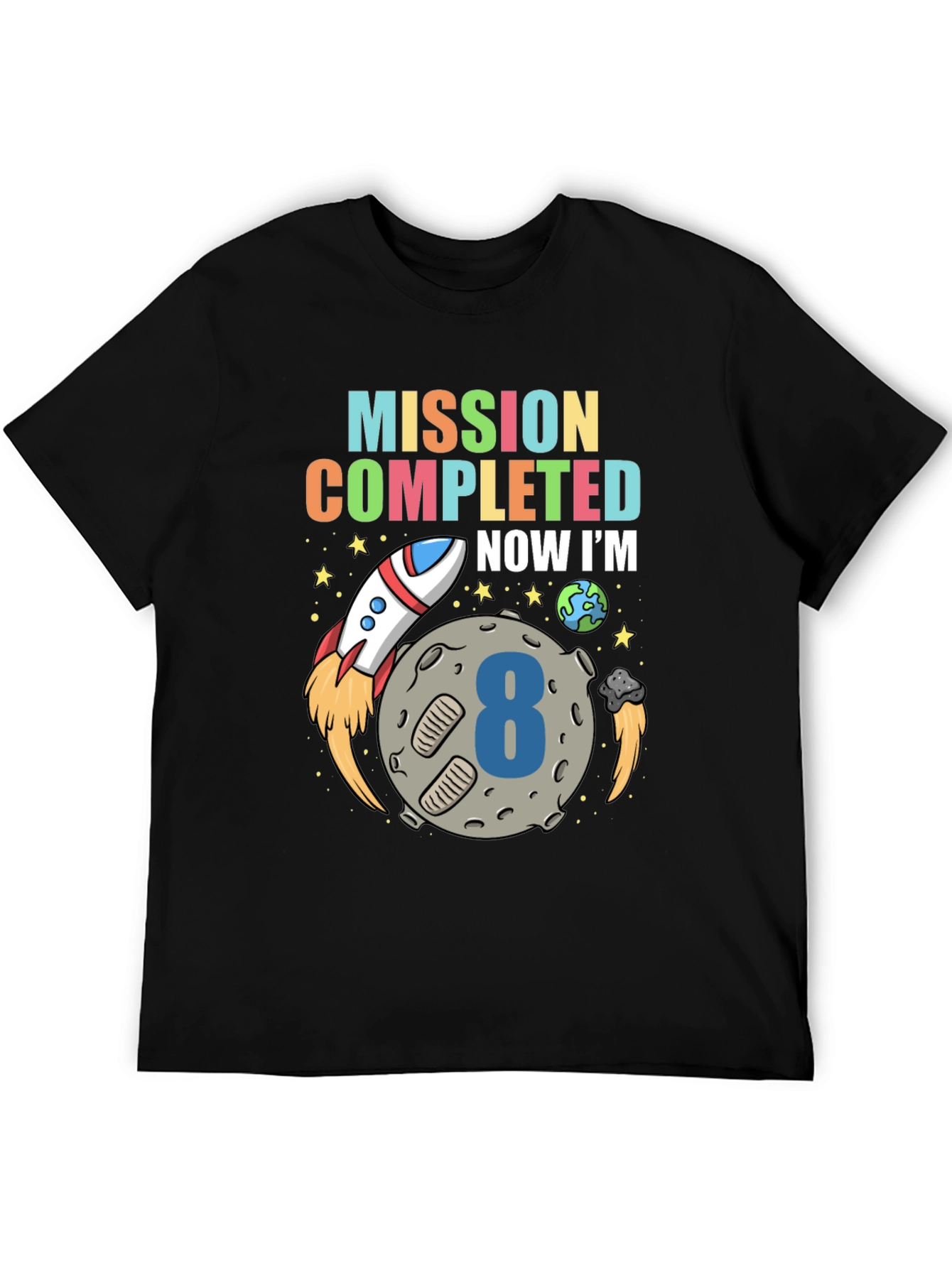 Mission Completed 8th Birthday T-Shirt
