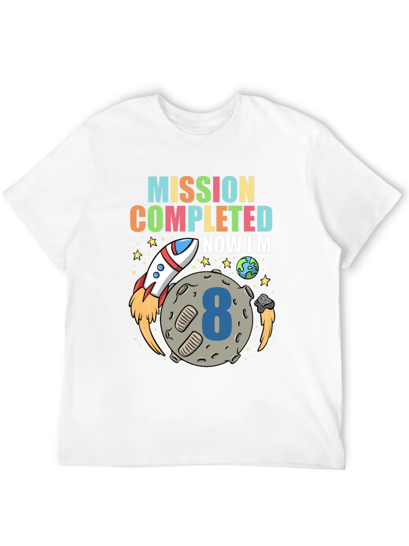 Mission Completed 8th Birthday T-Shirt