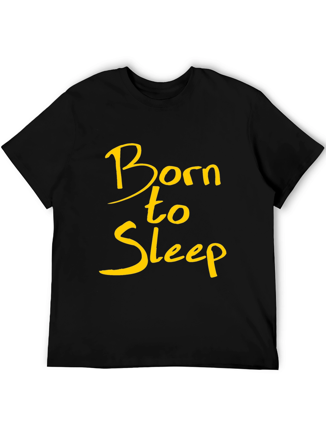 Born to Sleep Black T-Shirt