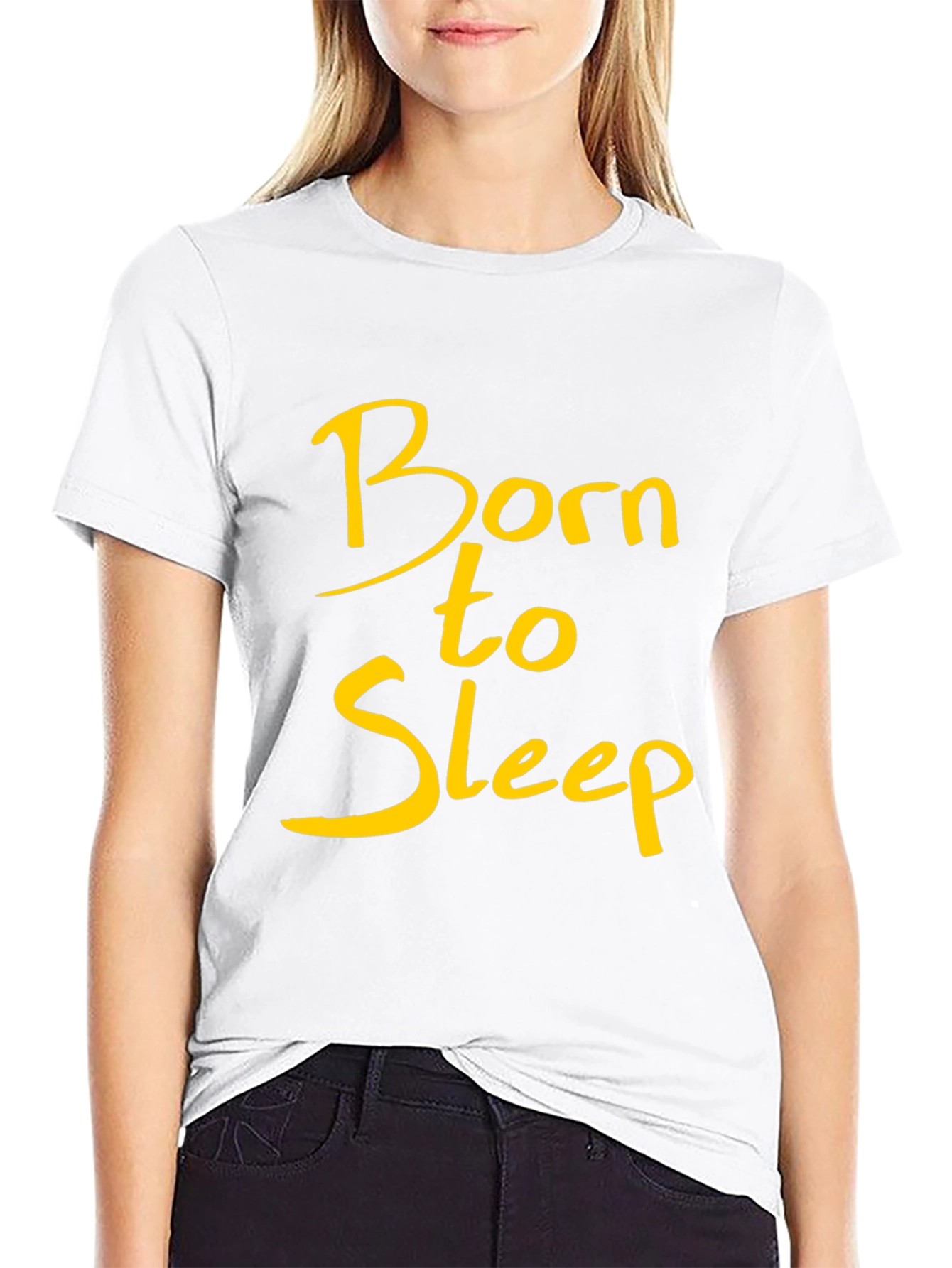 Born to Sleep Black T-Shirt