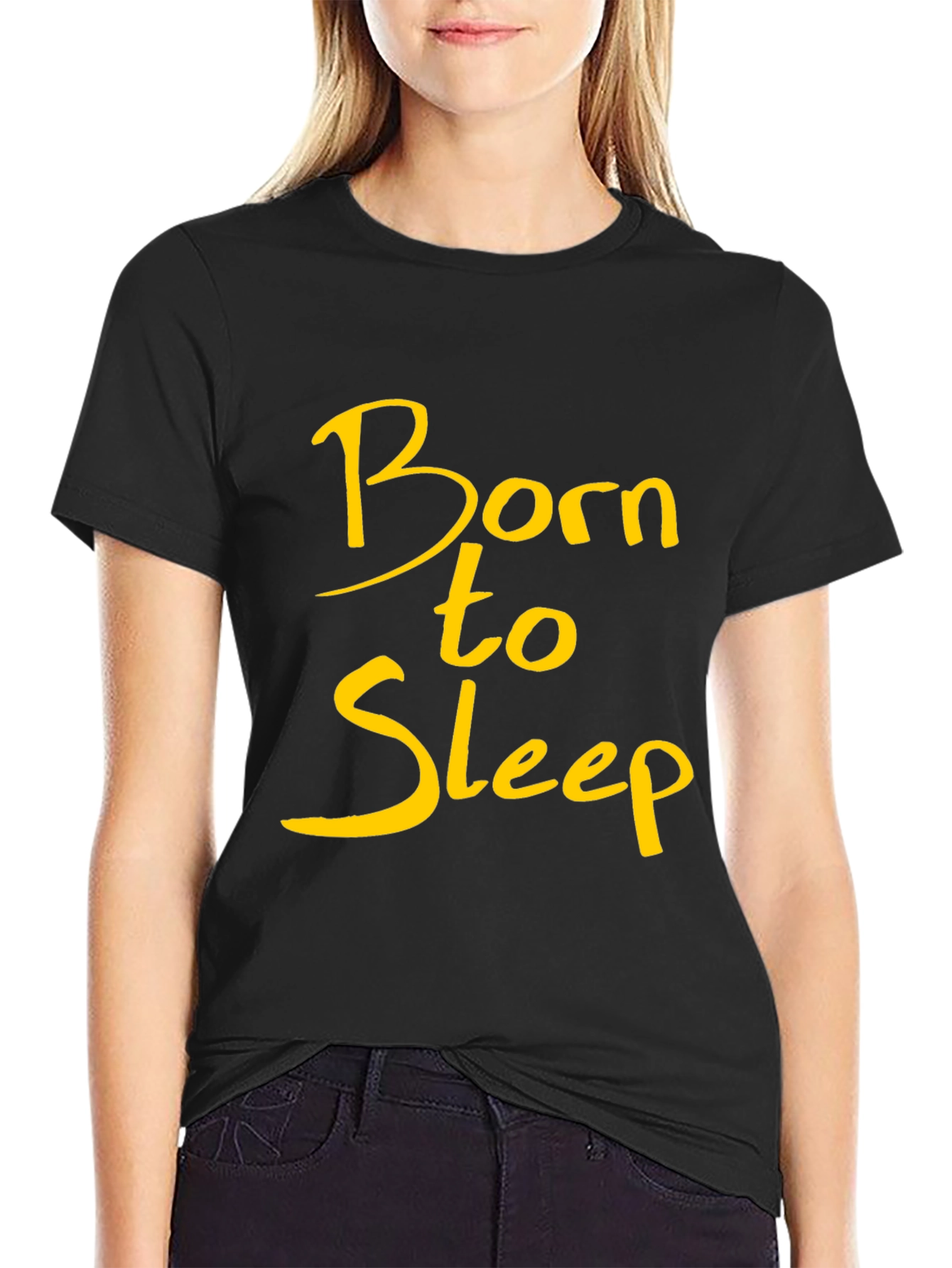 Born to Sleep Black T-Shirt