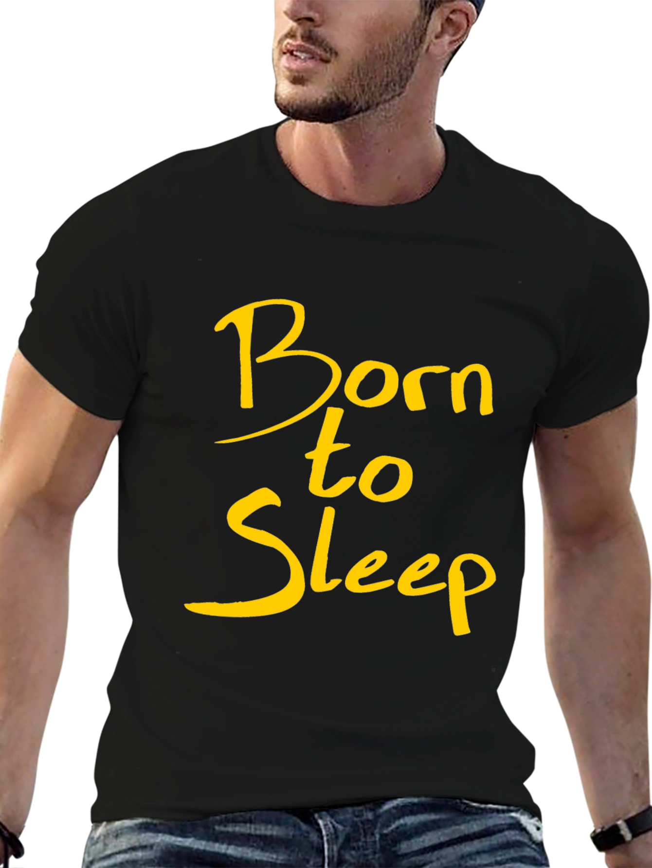 Born to Sleep Black T-Shirt