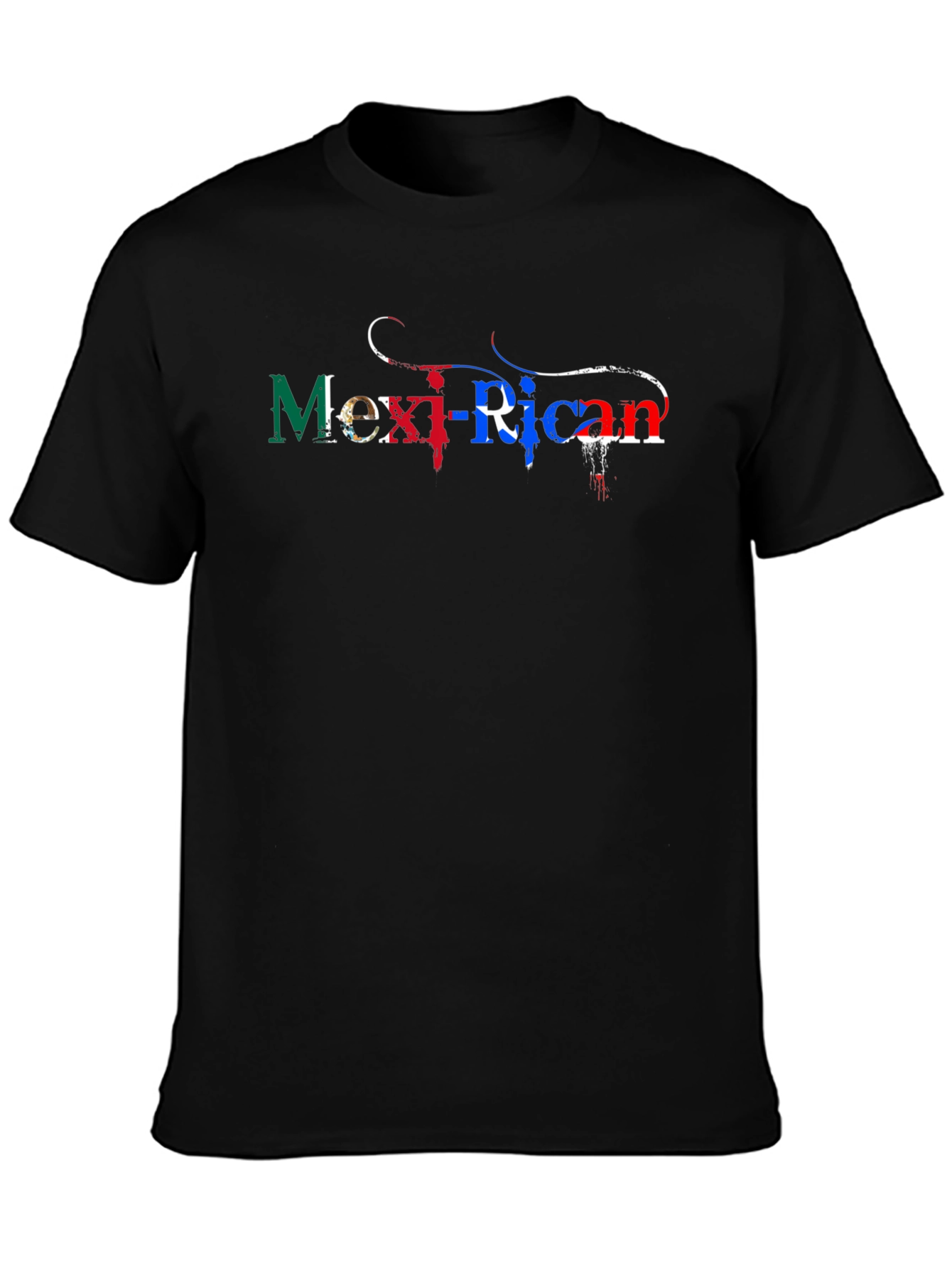Mexi-Rican Pride Tee - Black