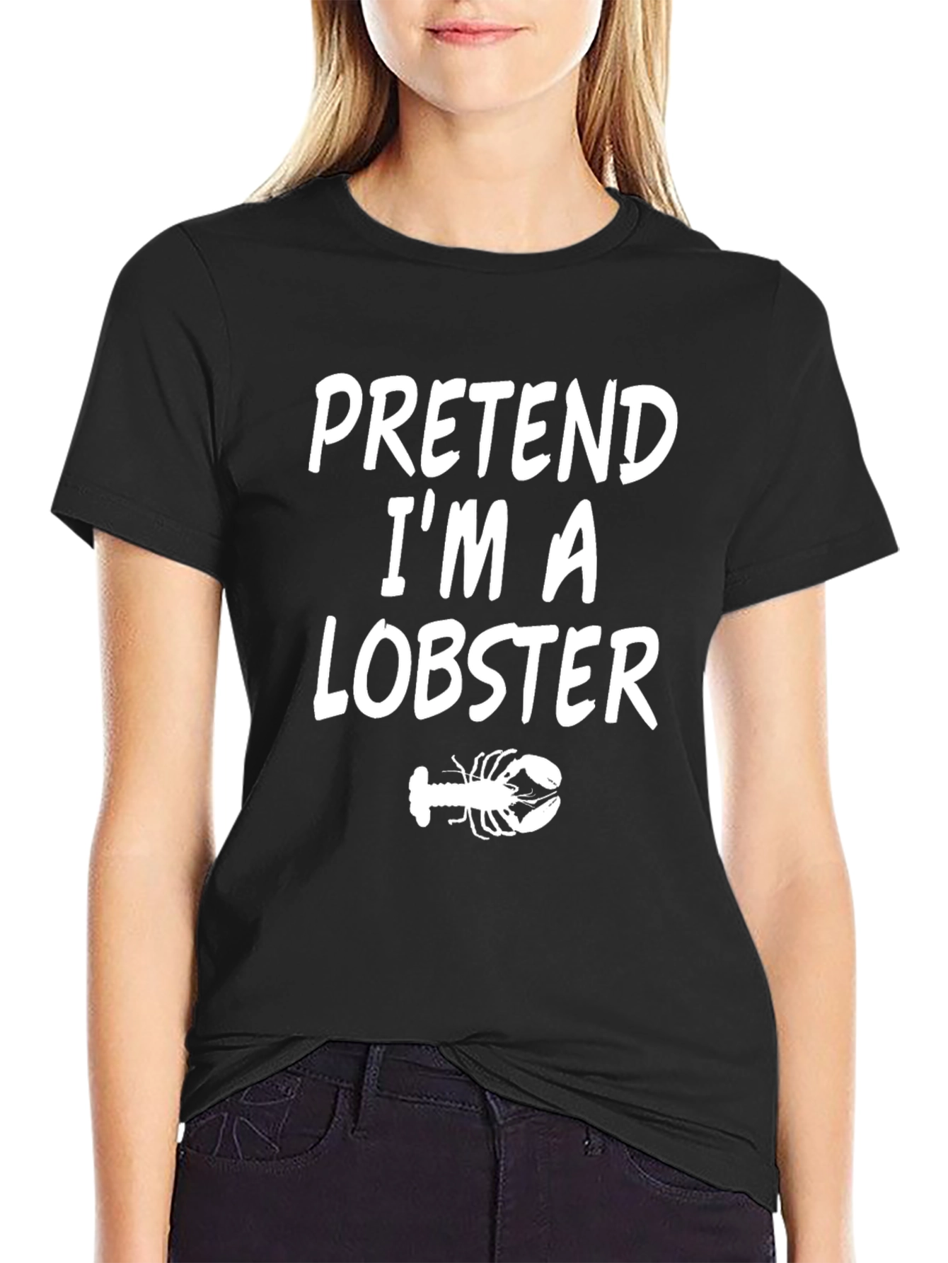 Pretend Im A Lobster T-Shirt - Funny Costume Tee