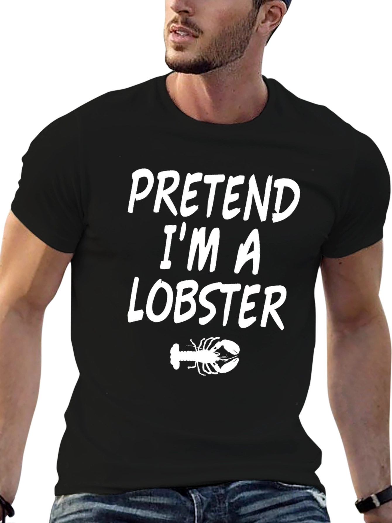 Pretend Im A Lobster T-Shirt - Funny Costume Tee