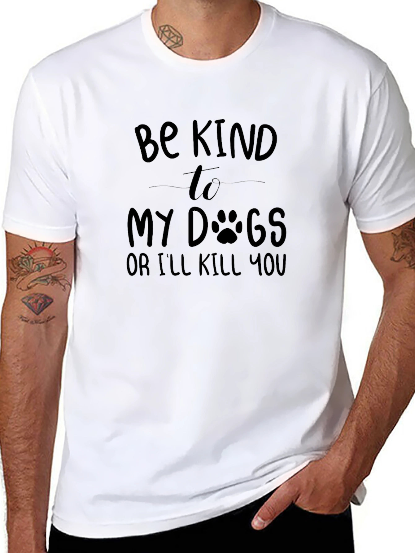 Be Kind To My Dogs Graphic Tee