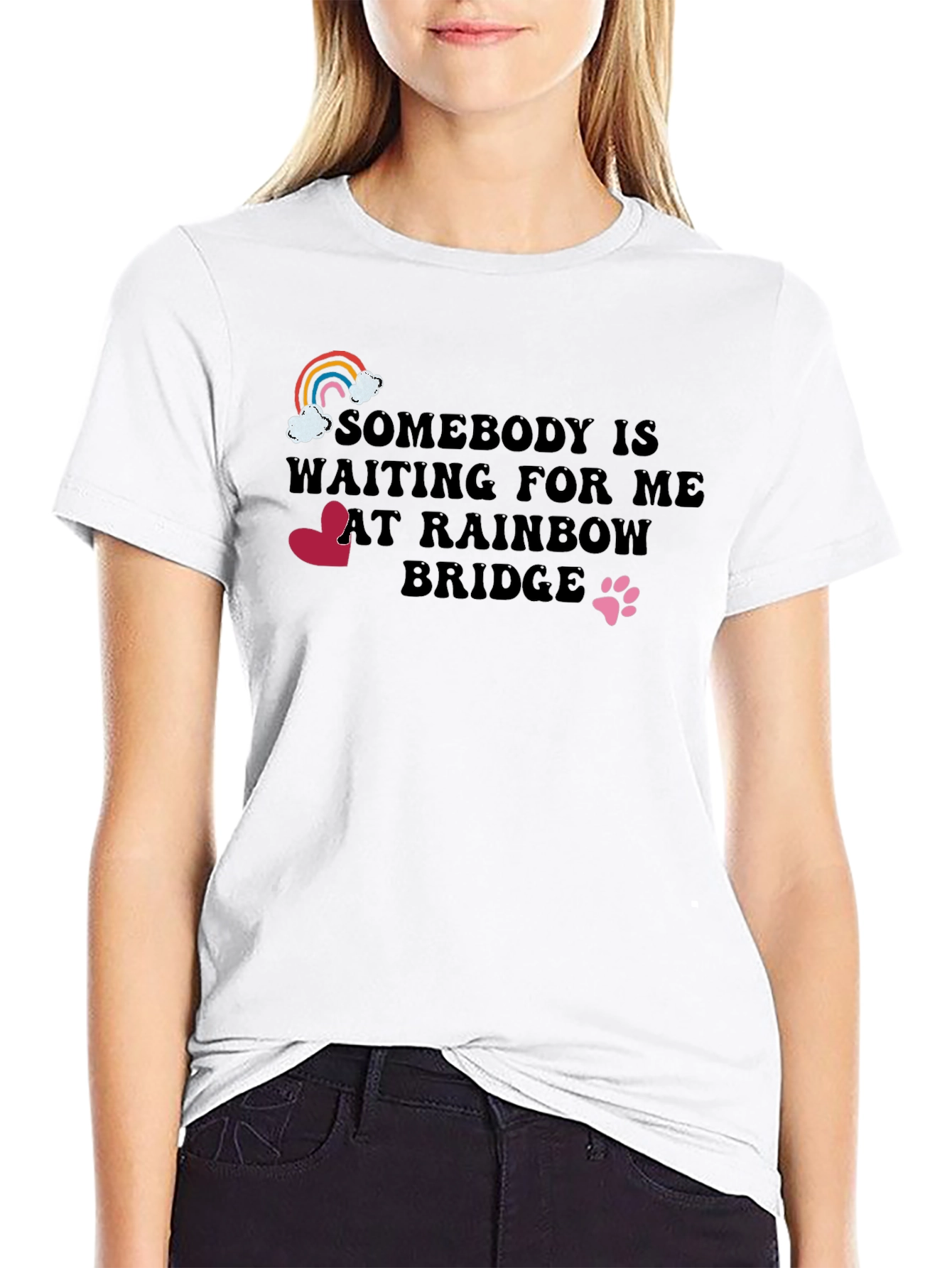Rainbow Bridge Pet Memorial T-Shirt