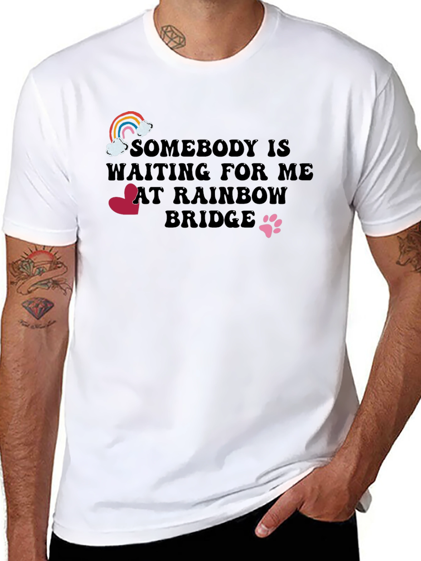 Rainbow Bridge Pet Memorial T-Shirt
