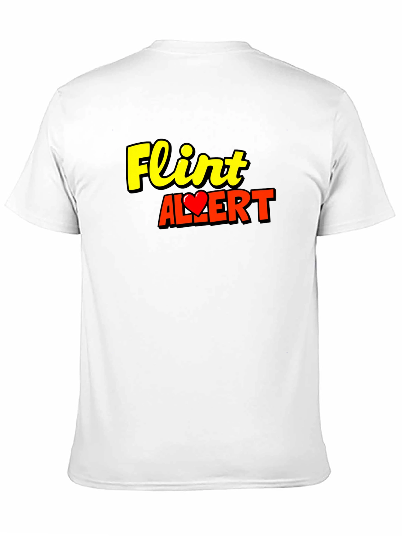 Flirt Alert Graphic T-Shirt - Black Short Sleeve