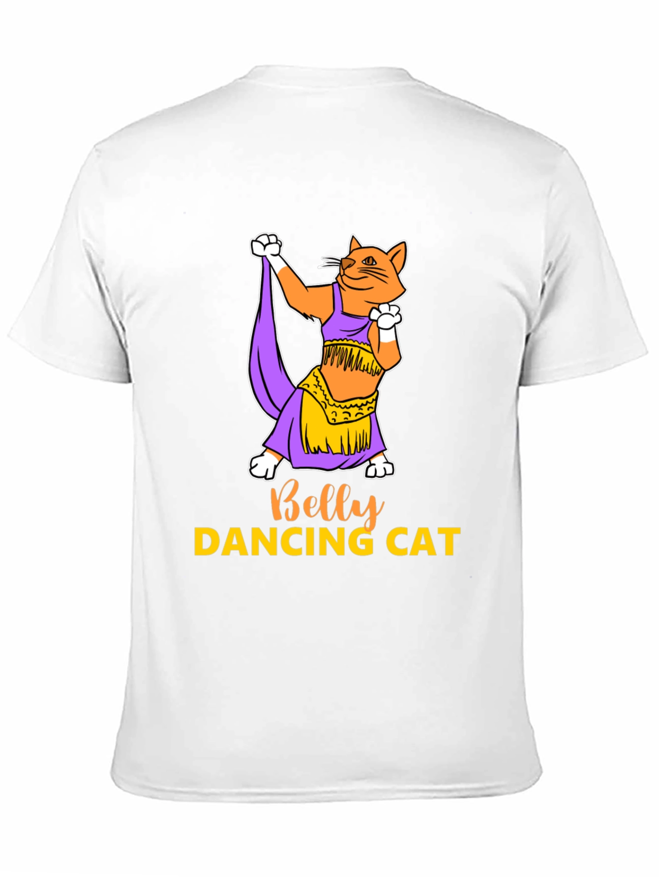 Belly Dancing Cat Graphic T-Shirt