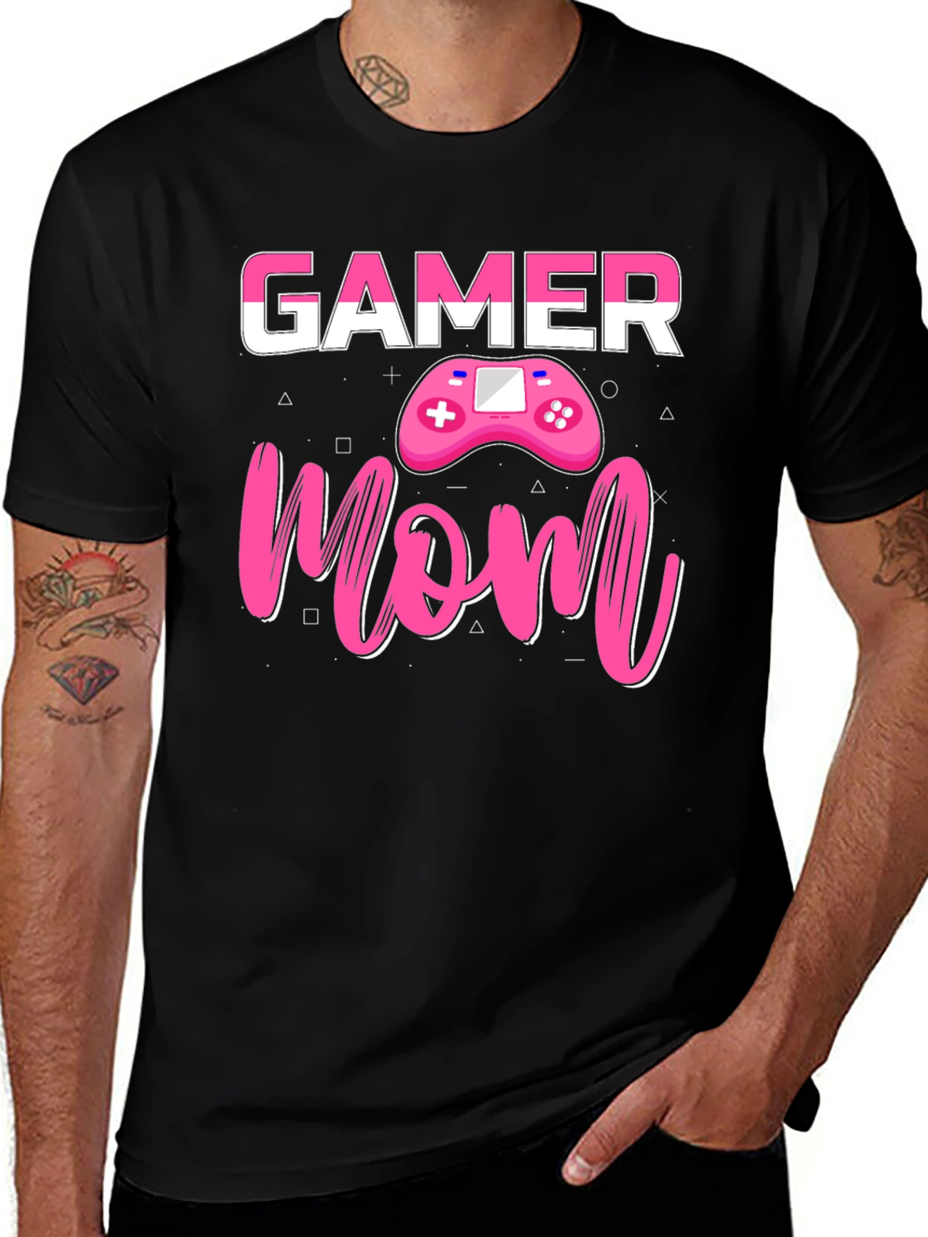 Gamer Mom Graphic T-Shirt - Stylish Gaming Apparel