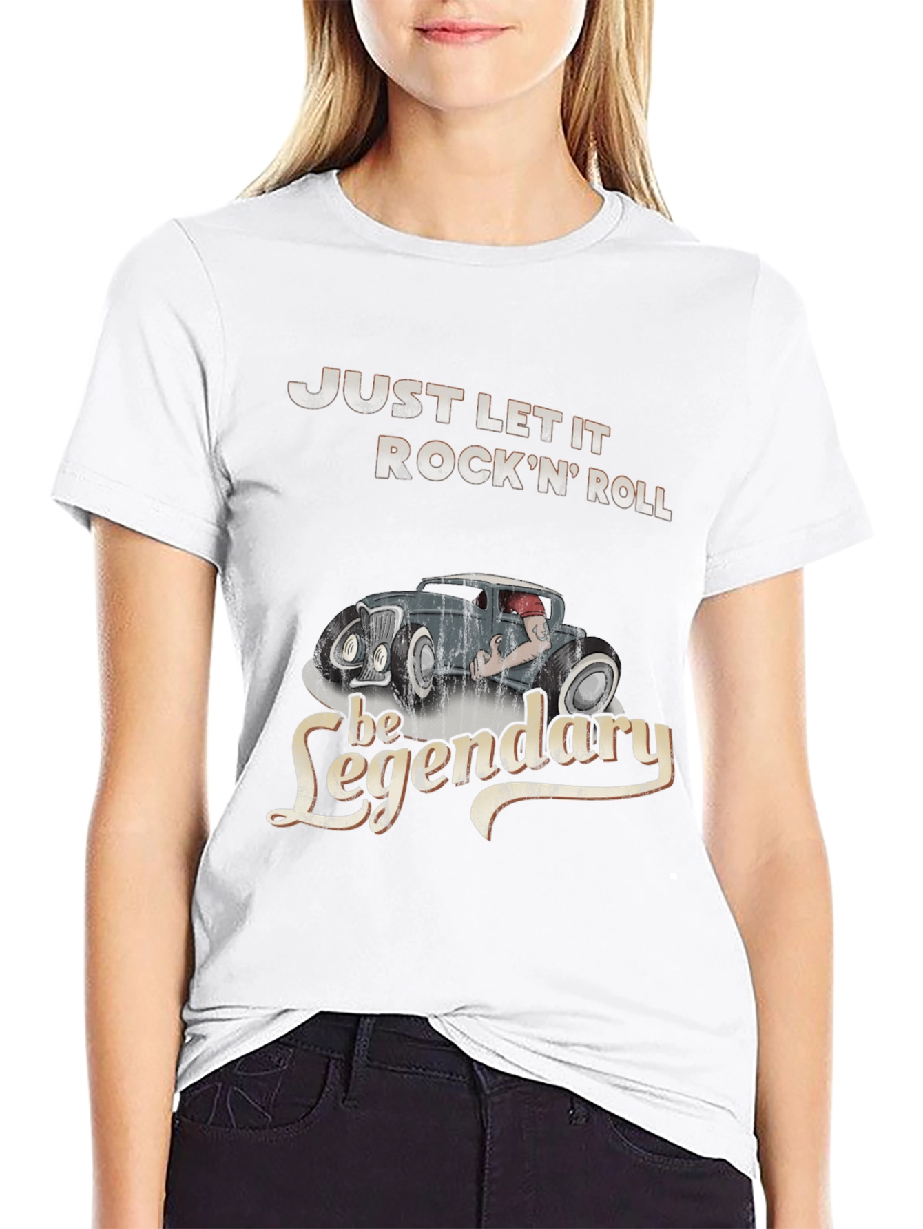 RocknRoll Legendary Car T-Shirt