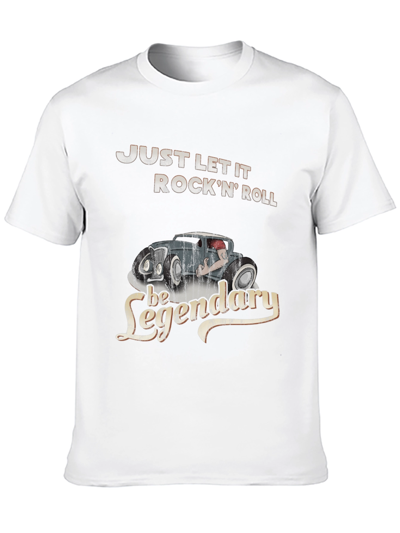 RocknRoll Legendary Car T-Shirt