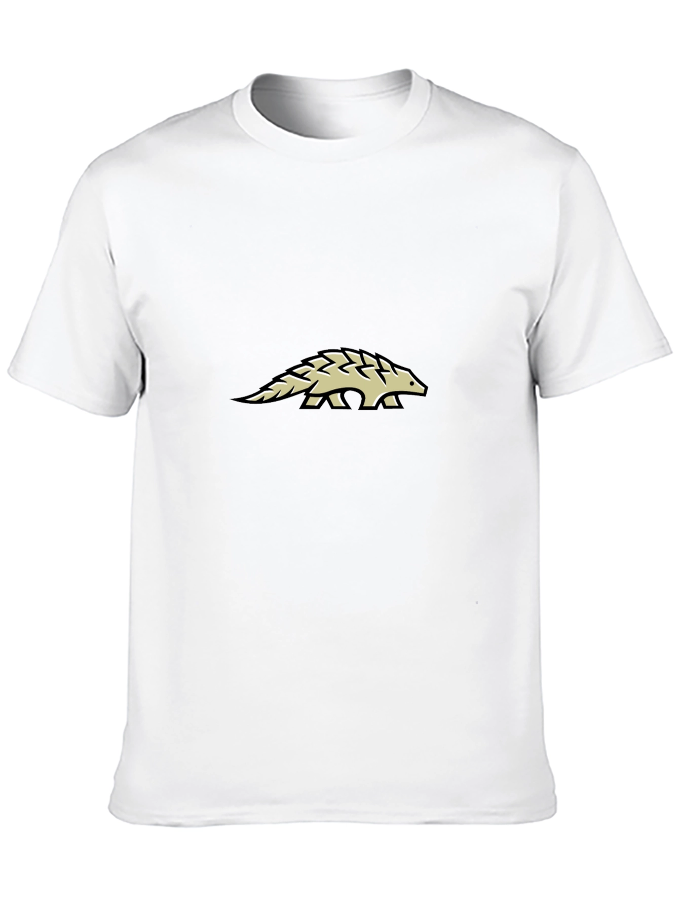 Black T-Shirt with Pangolin Graphic