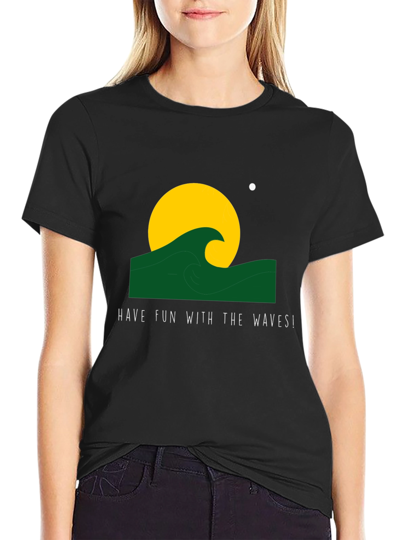 Wave Design Tee - Have Fun With The Waves!