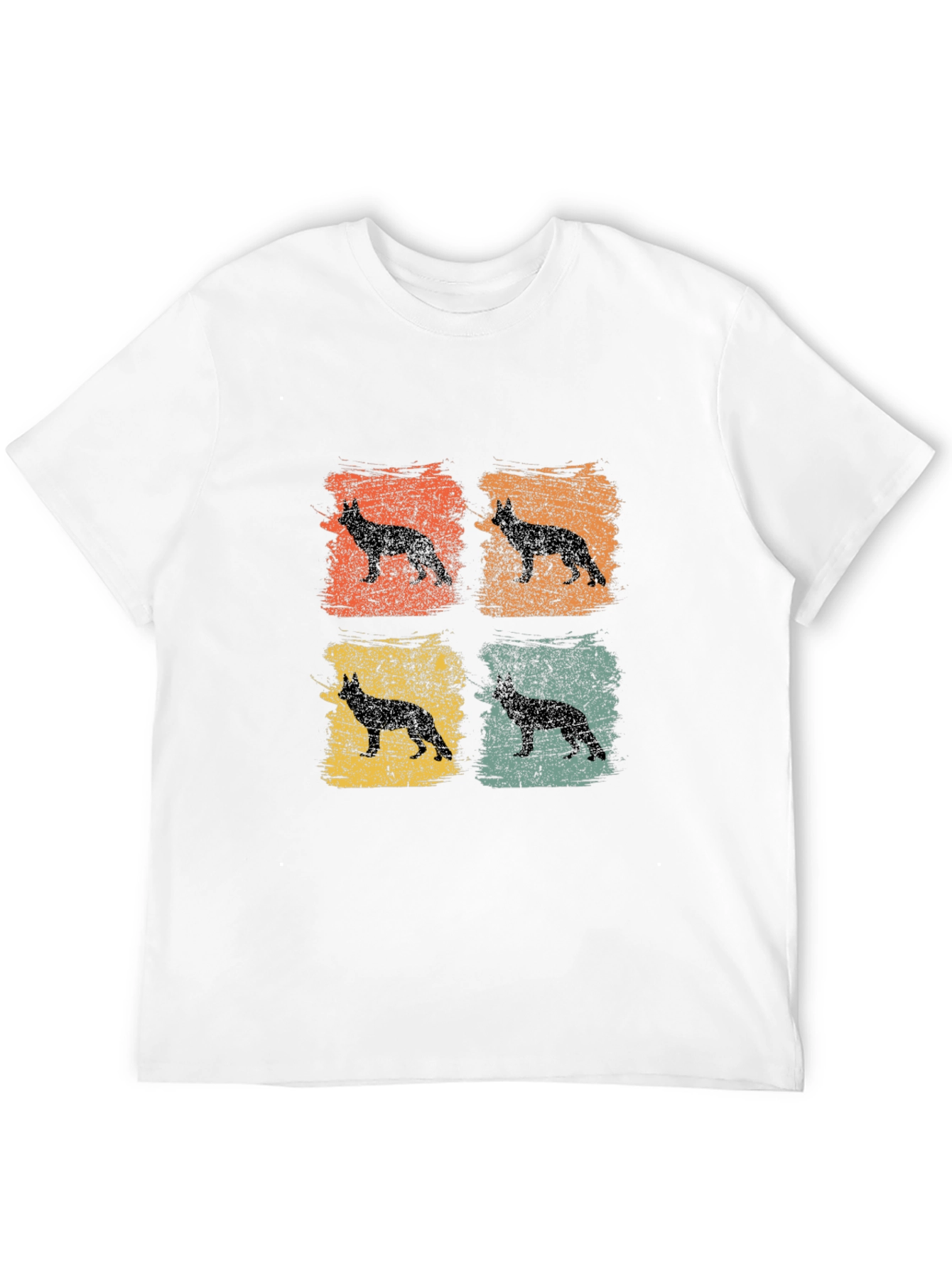 Retro German Shepherd Dog Graphic Tee