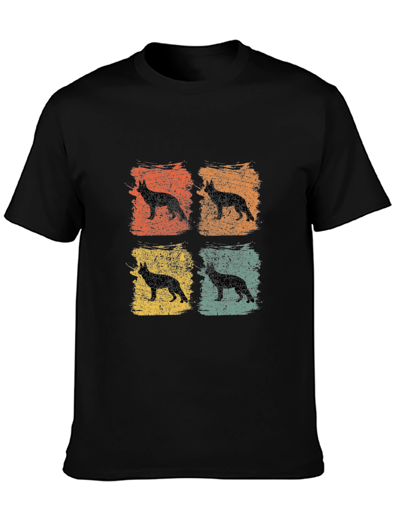Retro German Shepherd Dog Graphic Tee