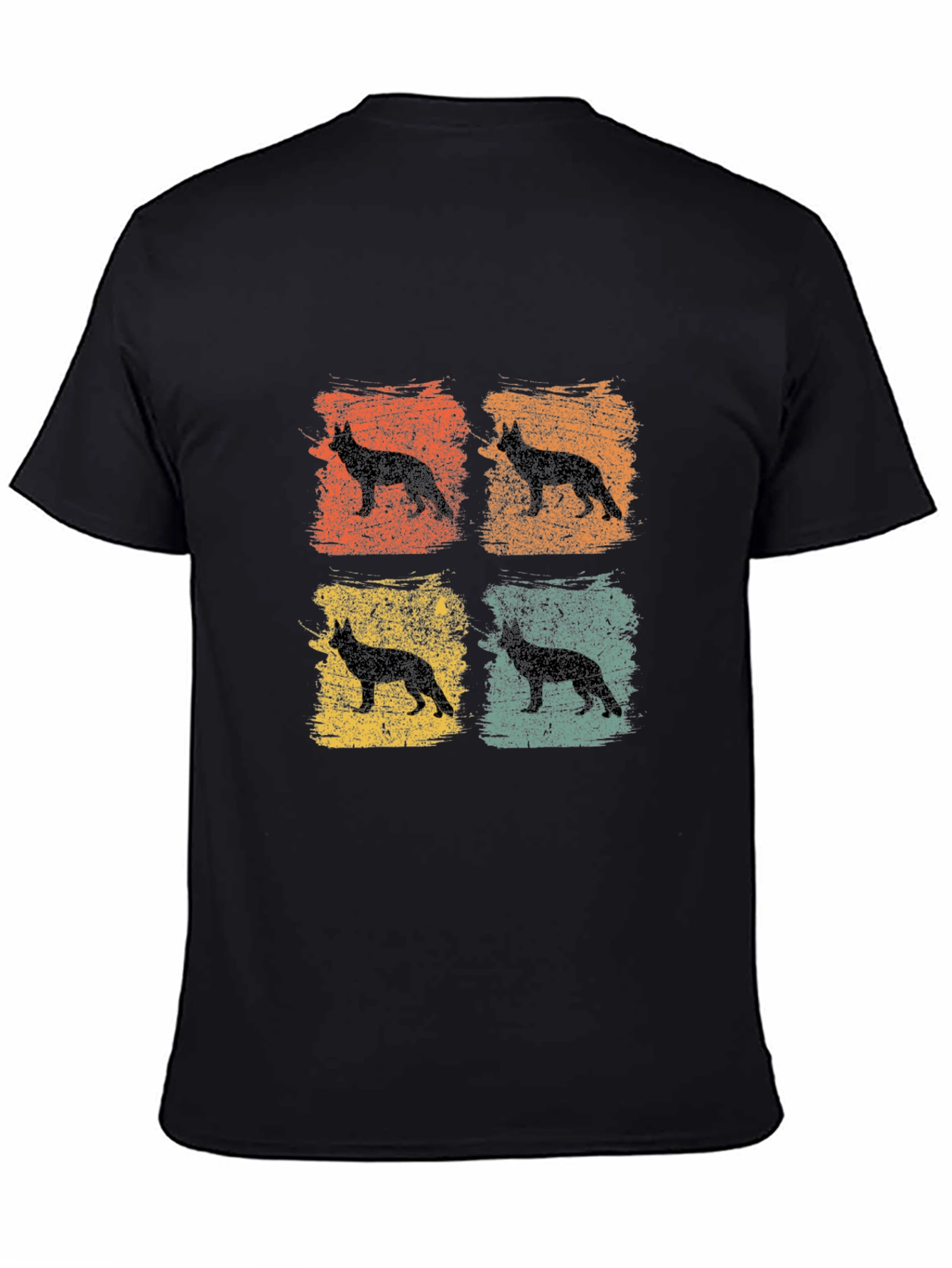 Retro German Shepherd Dog Graphic Tee
