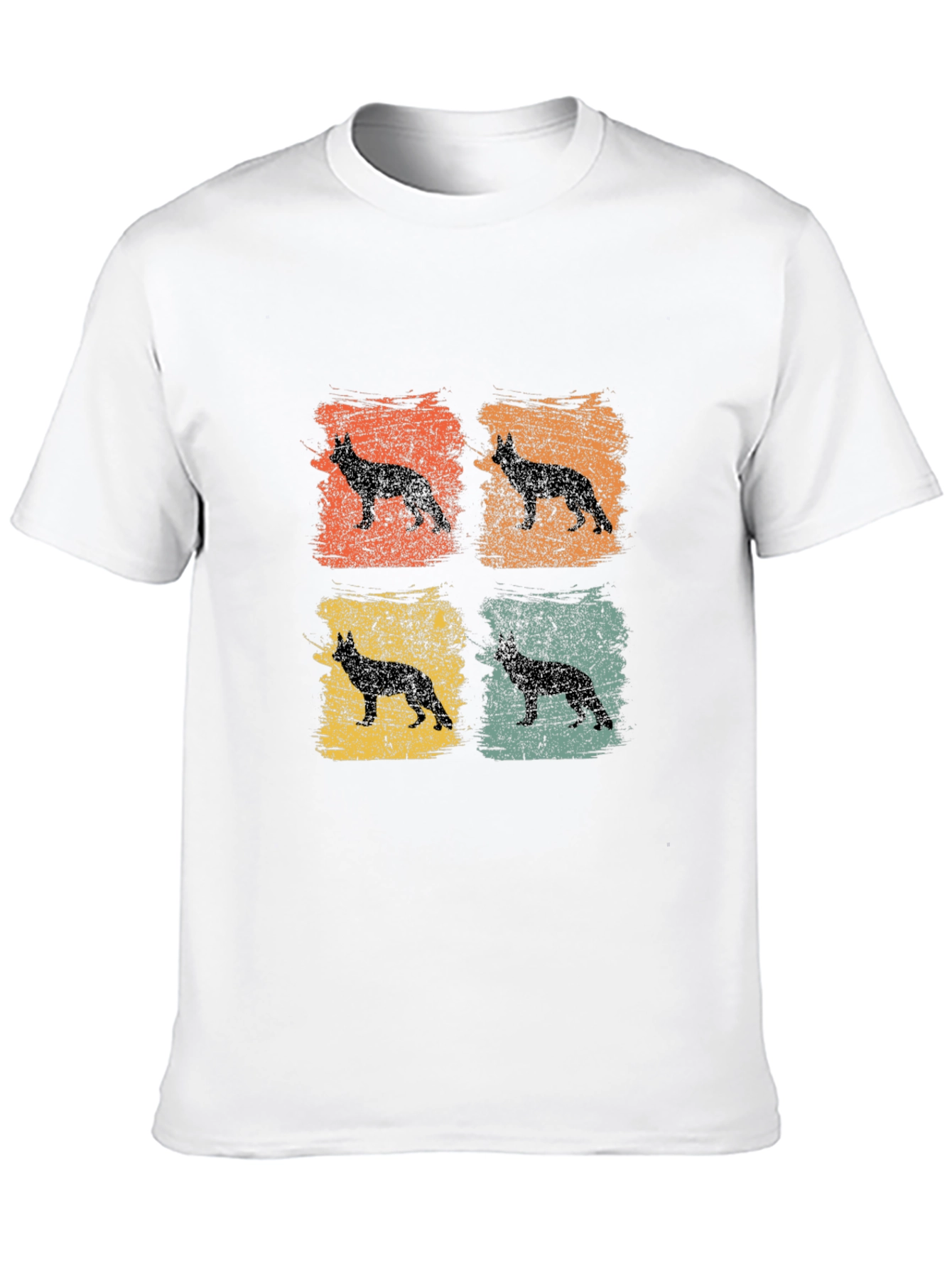 Retro German Shepherd Dog Graphic Tee