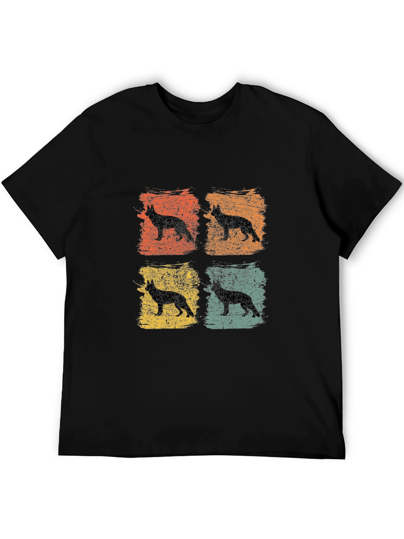 Retro German Shepherd Dog Graphic Tee