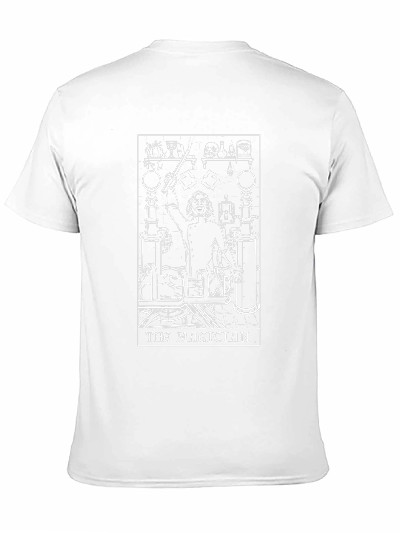 The Magician Tarot Card Black Graphic T-Shirt