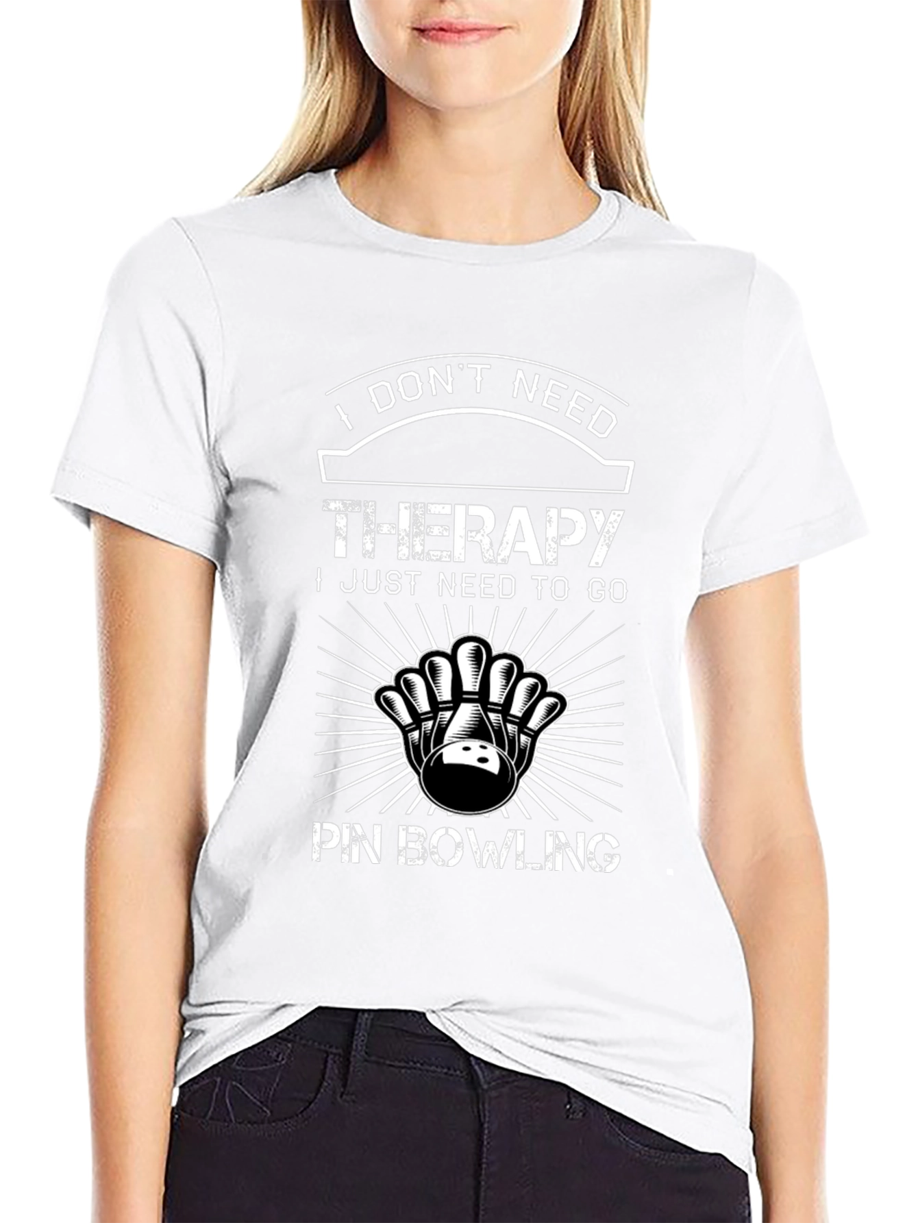 Bowling Therapy T-Shirt: I Dont Need Therapy Bowling