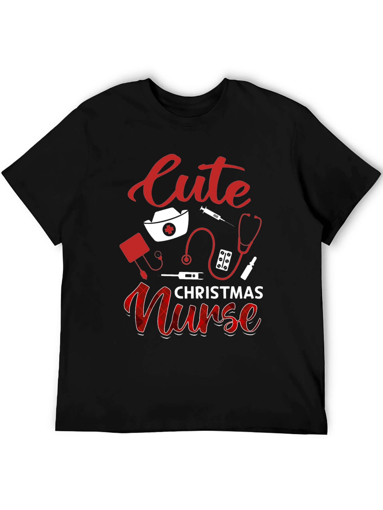 Cute Christmas Nurse T-Shirt
