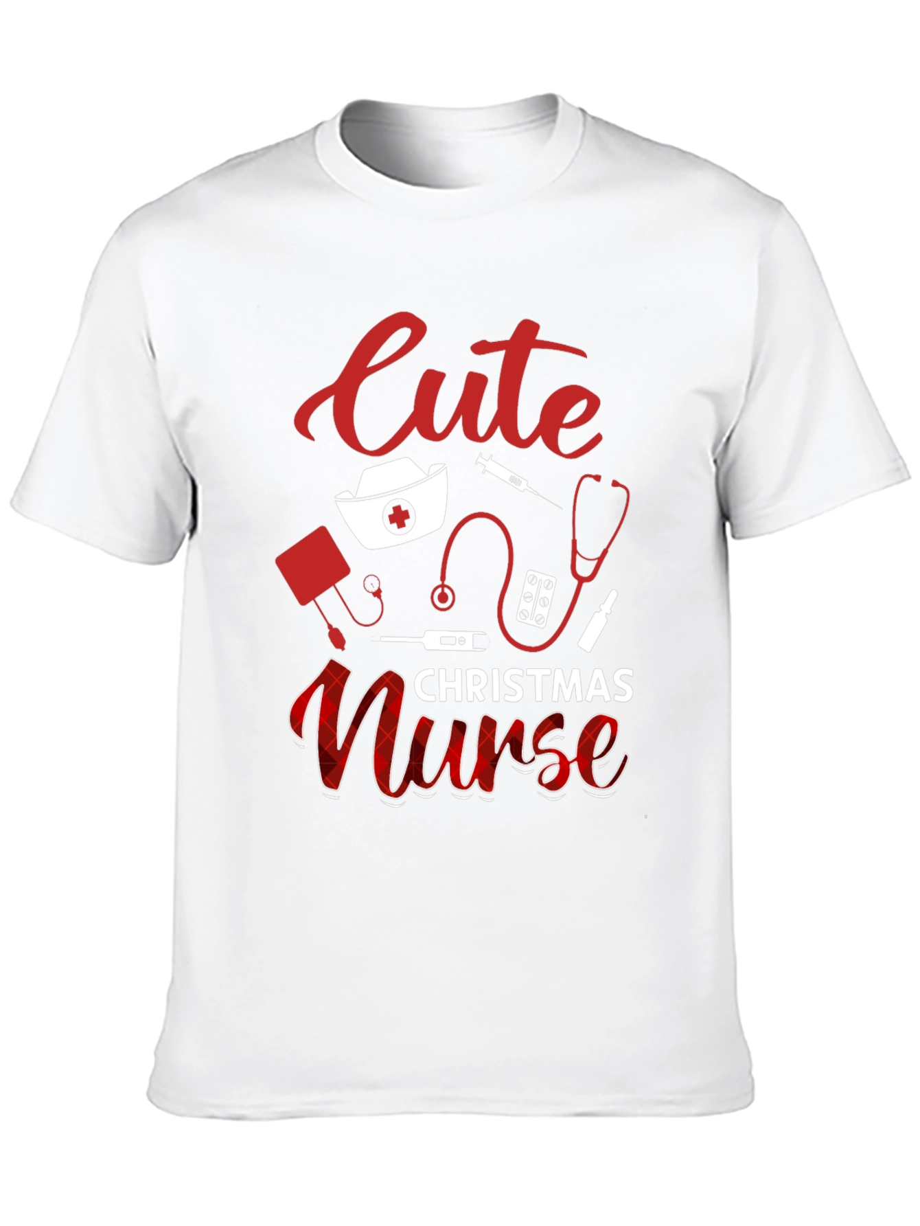 Cute Christmas Nurse T-Shirt