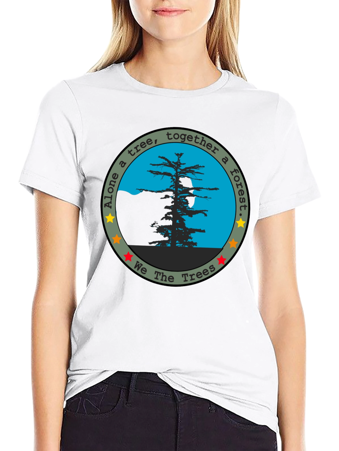 We The Trees Graphic Tee - Black
