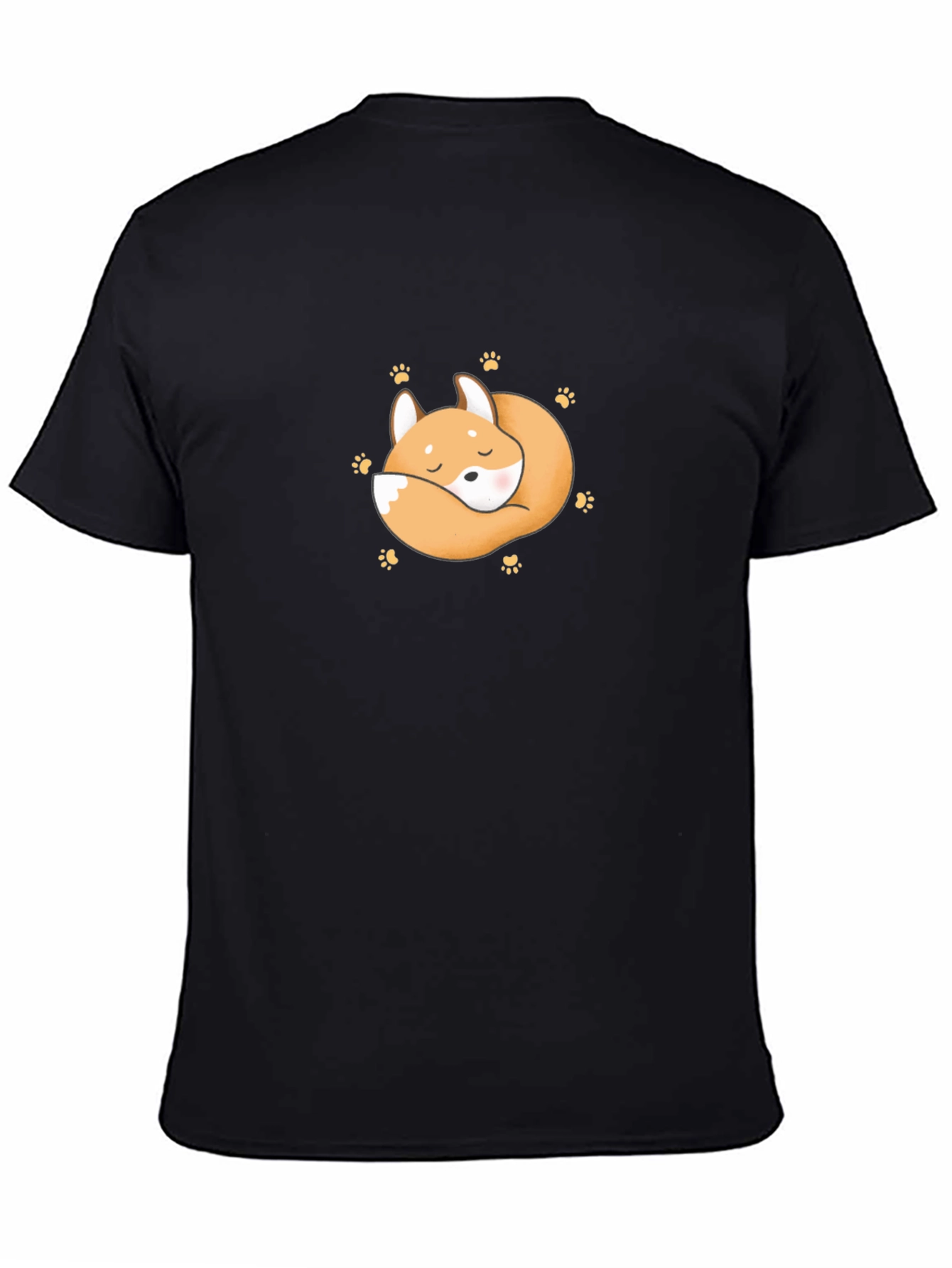 Cute Sleeping Fox Graphic T-Shirt
