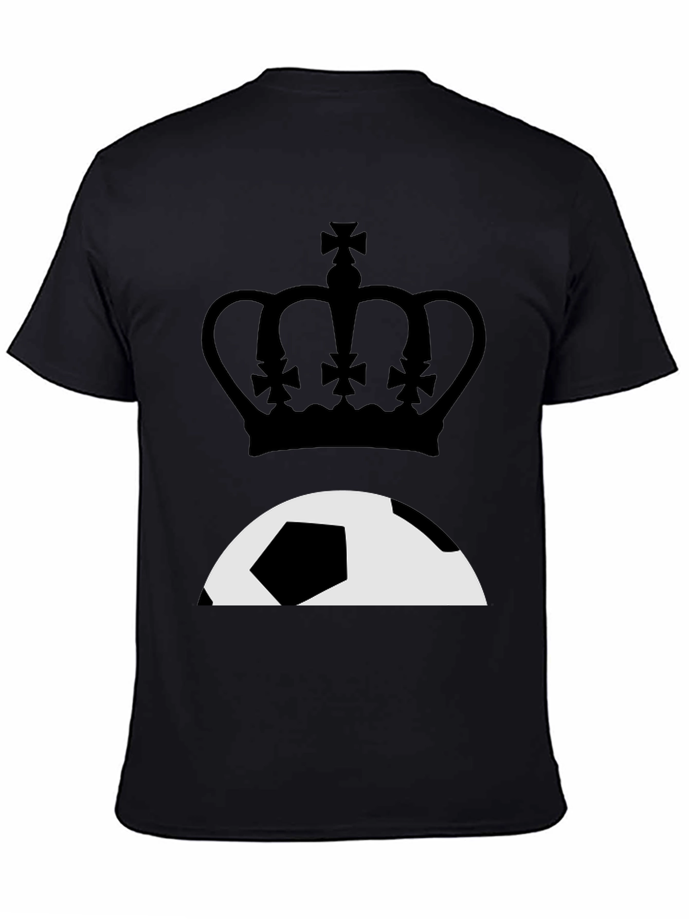 Soccer King Black T-Shirt