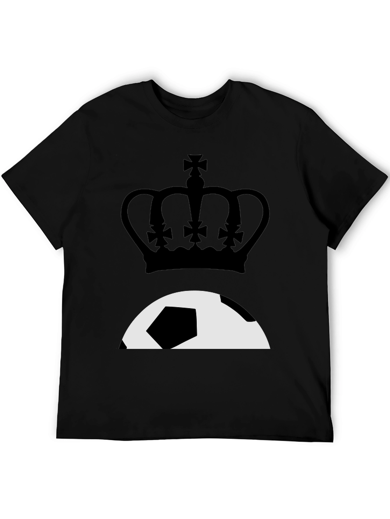 Soccer King Black T-Shirt
