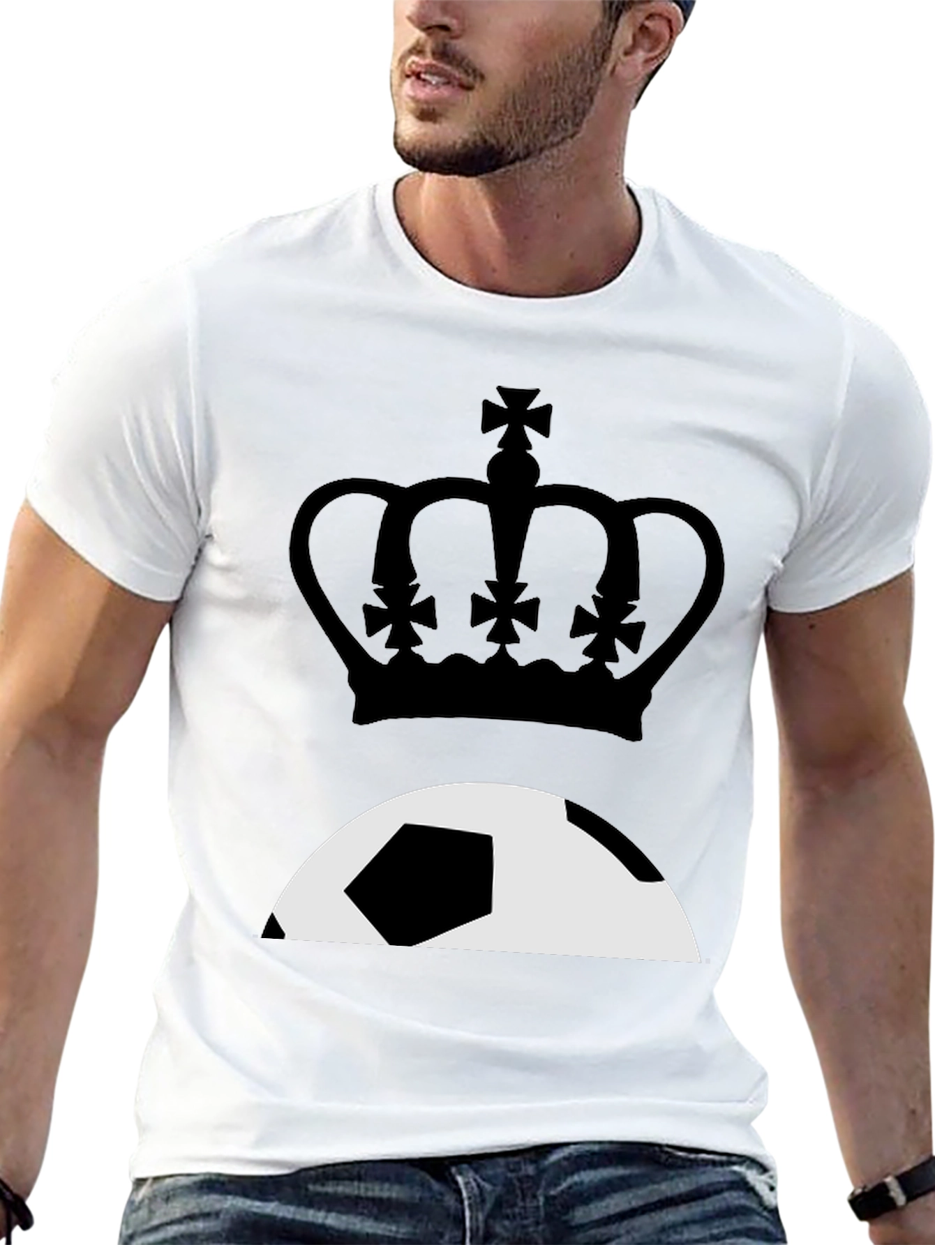 Soccer King Black T-Shirt