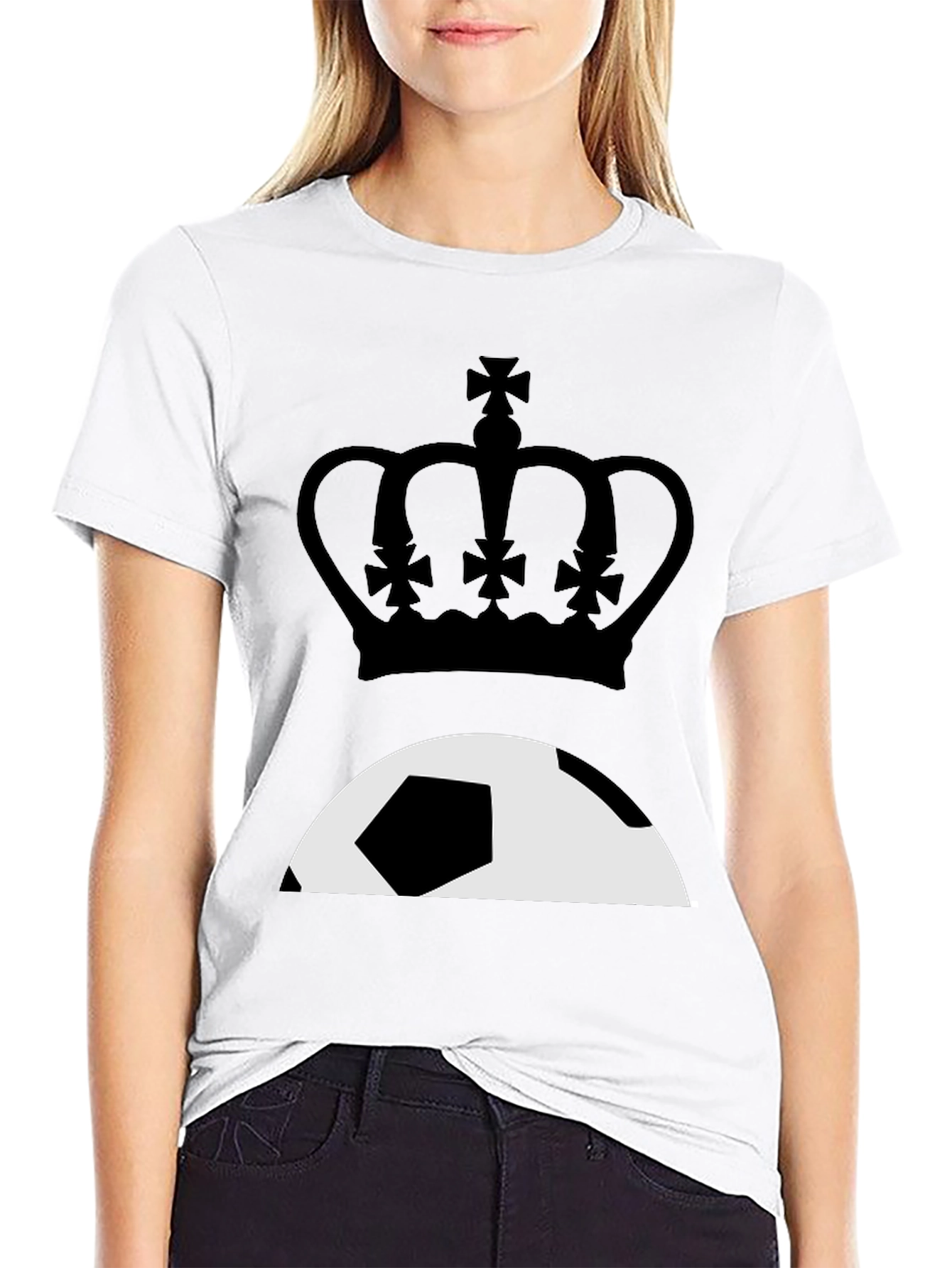 Soccer King Black T-Shirt